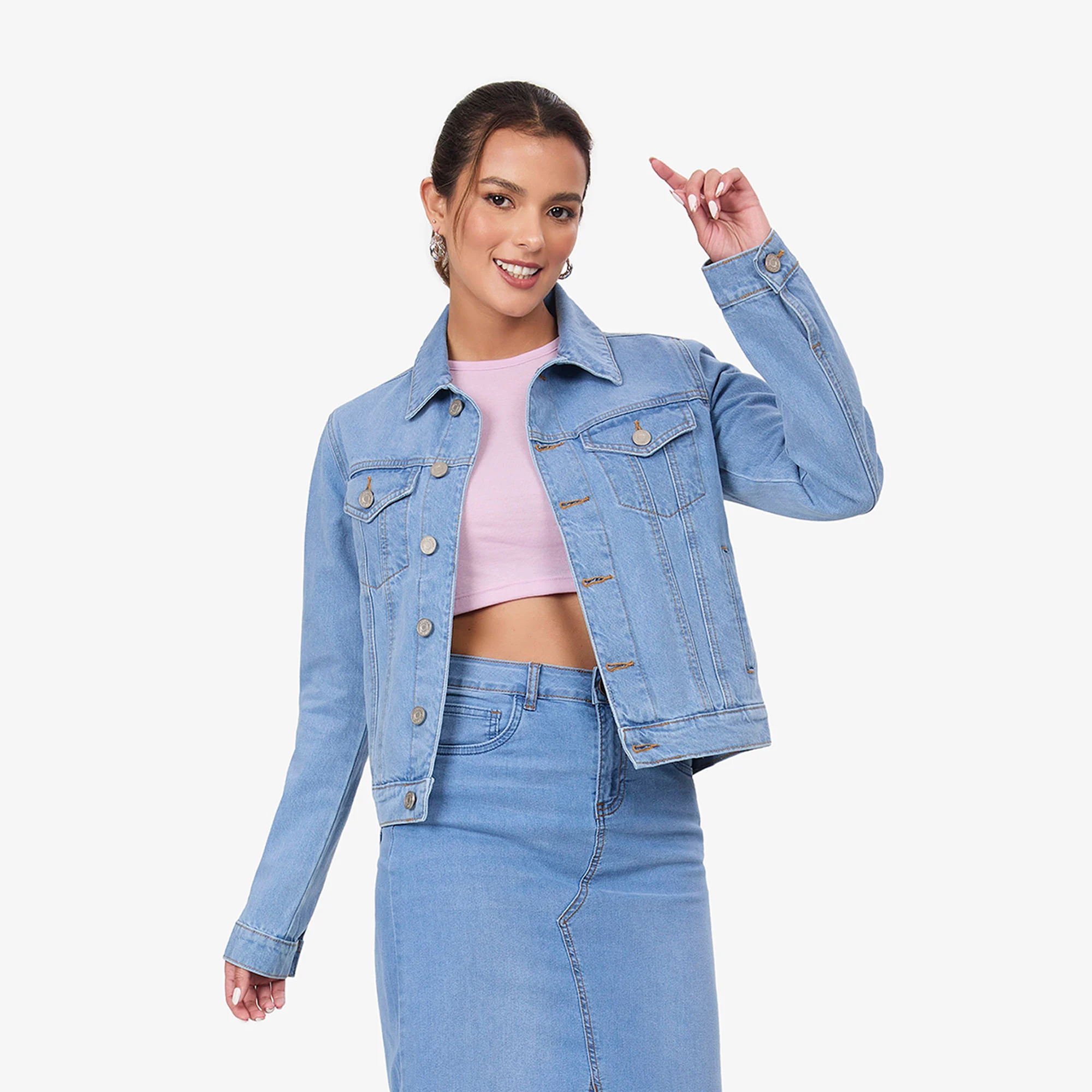 CASACA MUJER COTTONS JEANS CONSTANZA - 3