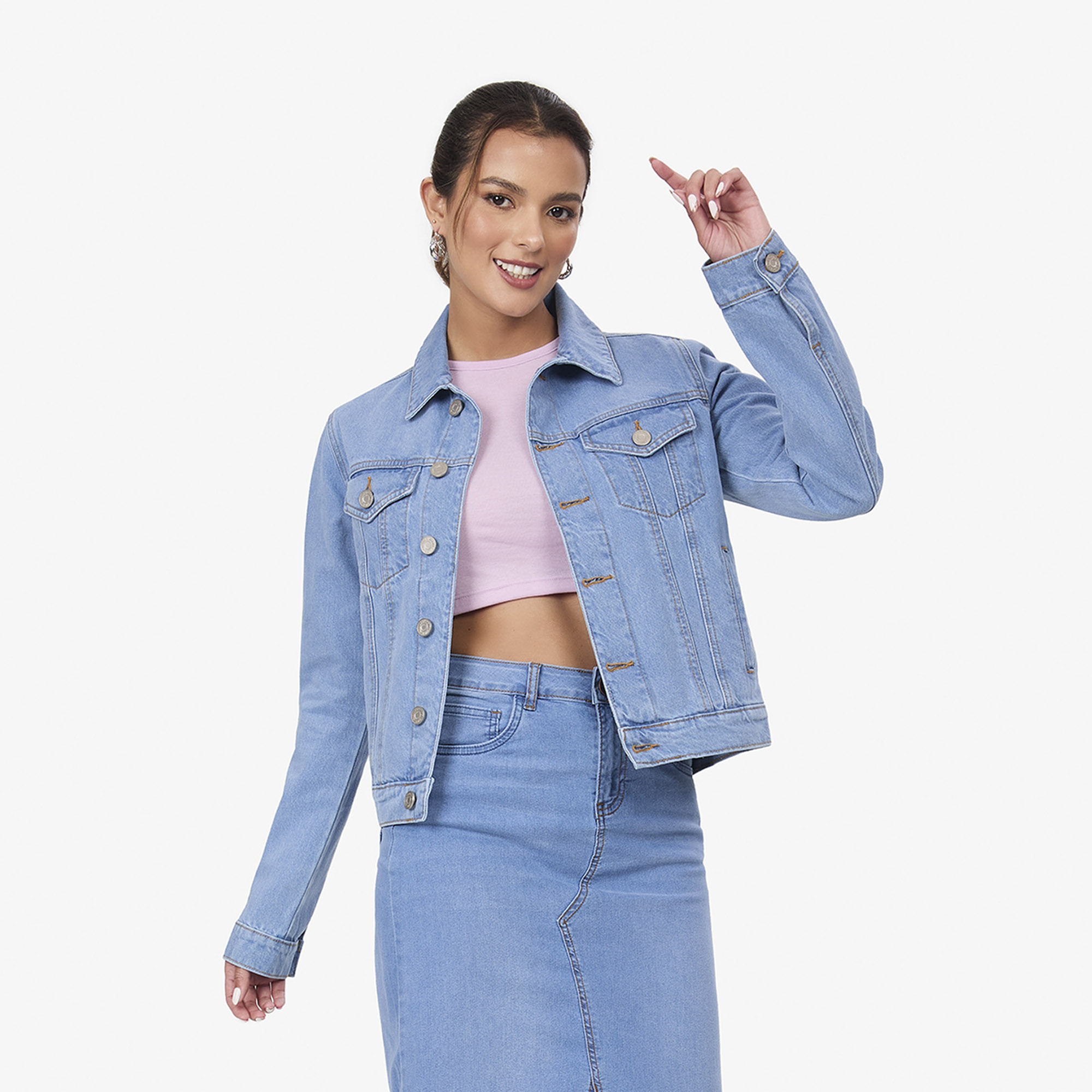 CASACA MUJER COTTONS JEANS CONSTANZA - 4