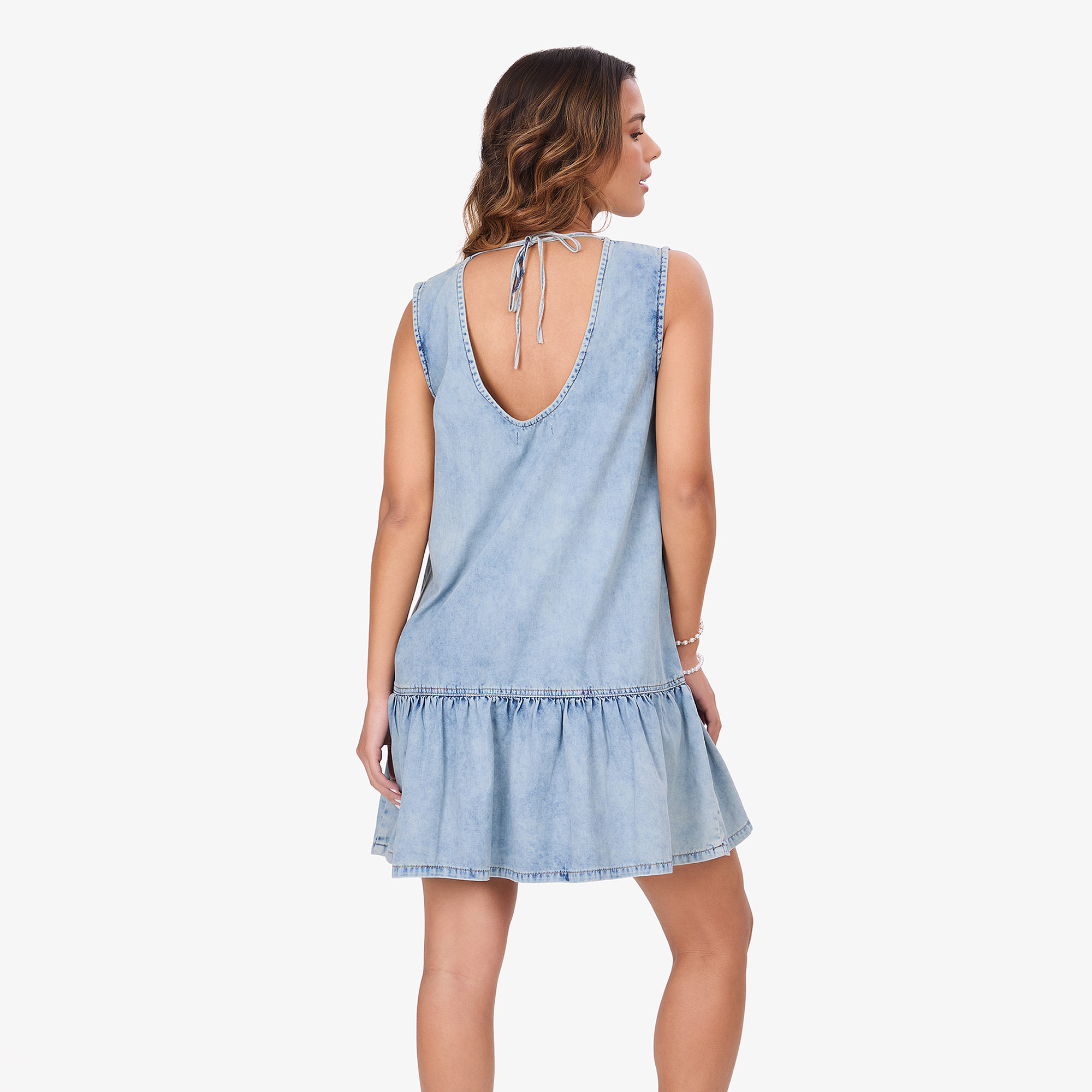 VESTIDO MUJER COTTONS JEANS SIARA - 3