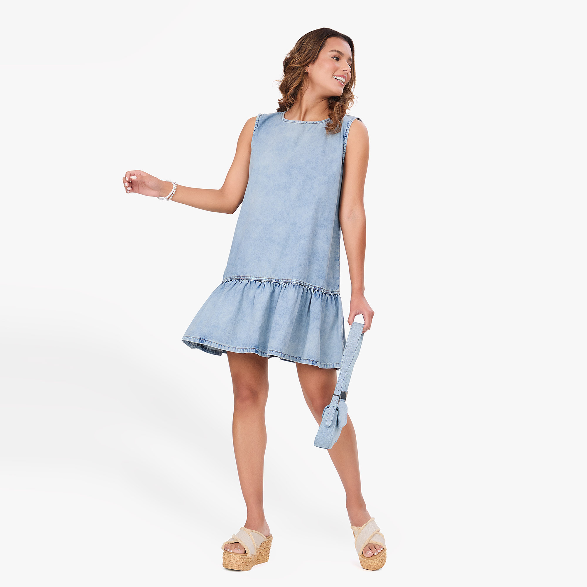 VESTIDO MUJER COTTONS JEANS SIARA - 4