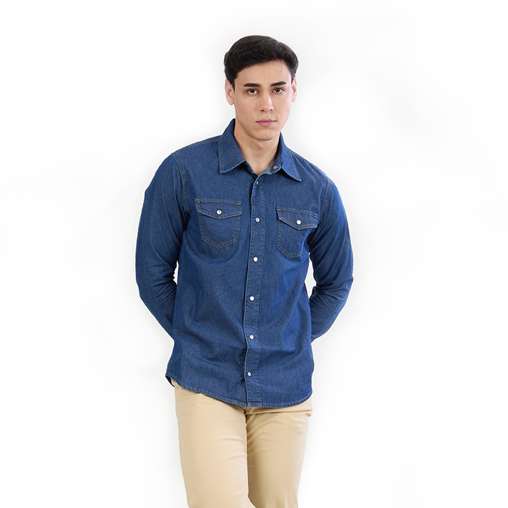 CAMISA REGULAR PARA HOMBRE GIANCARLO - 1