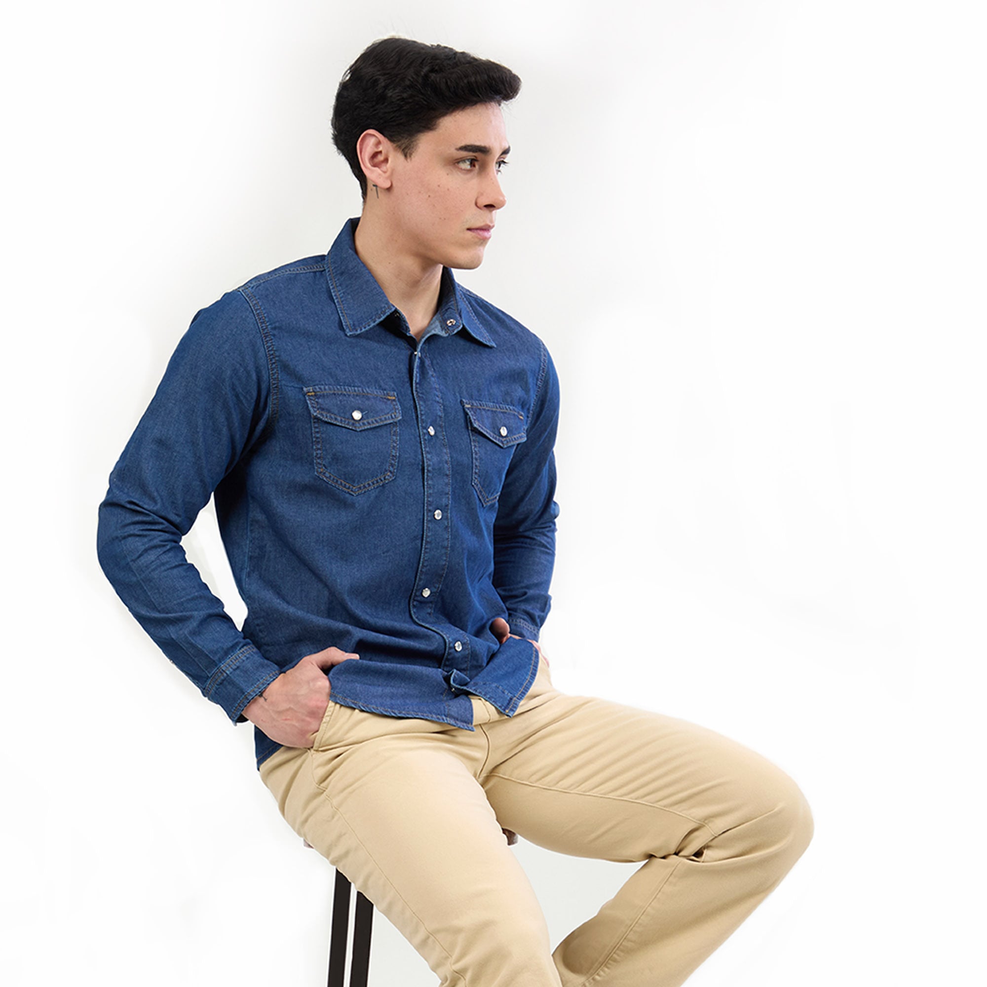 CAMISA REGULAR PARA HOMBRE GIANCARLO - 4