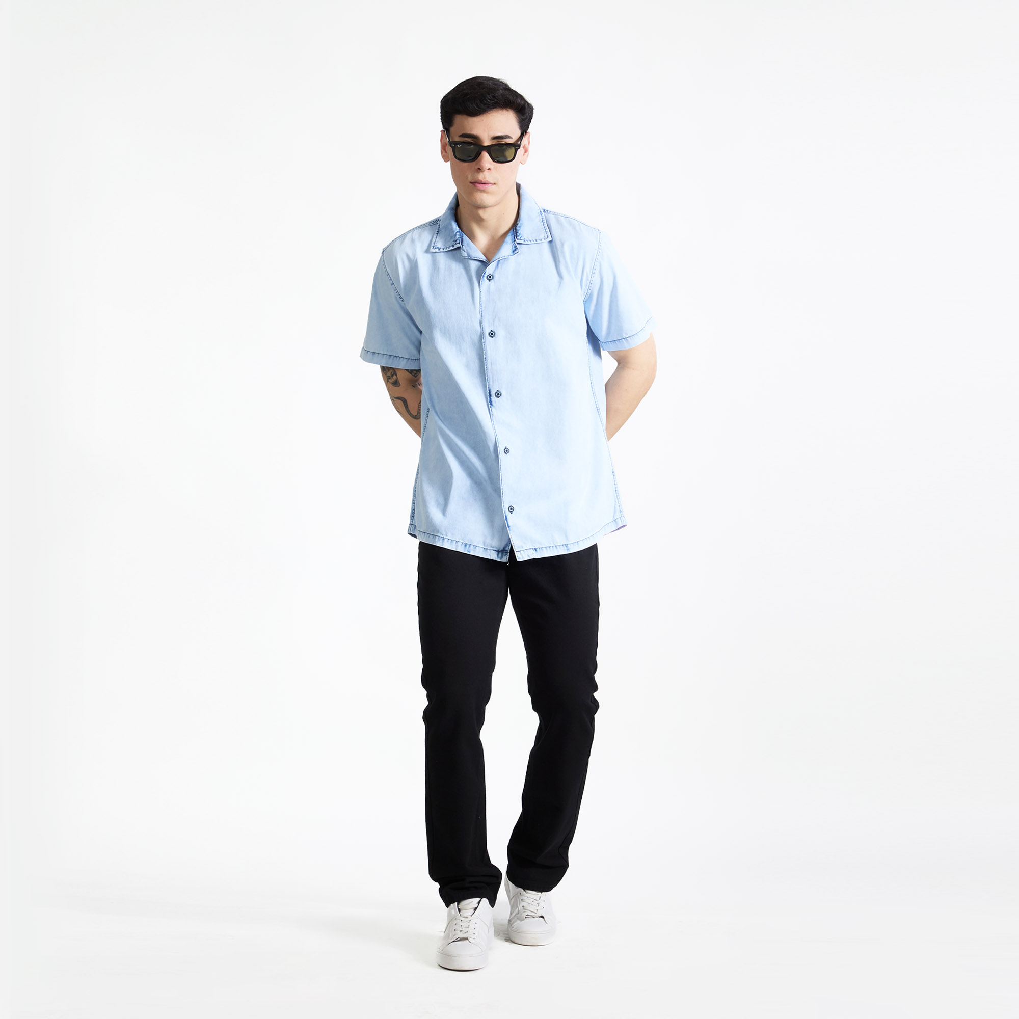 CAMISA PARA HOMBRE OVERSIZE AXEL - 2