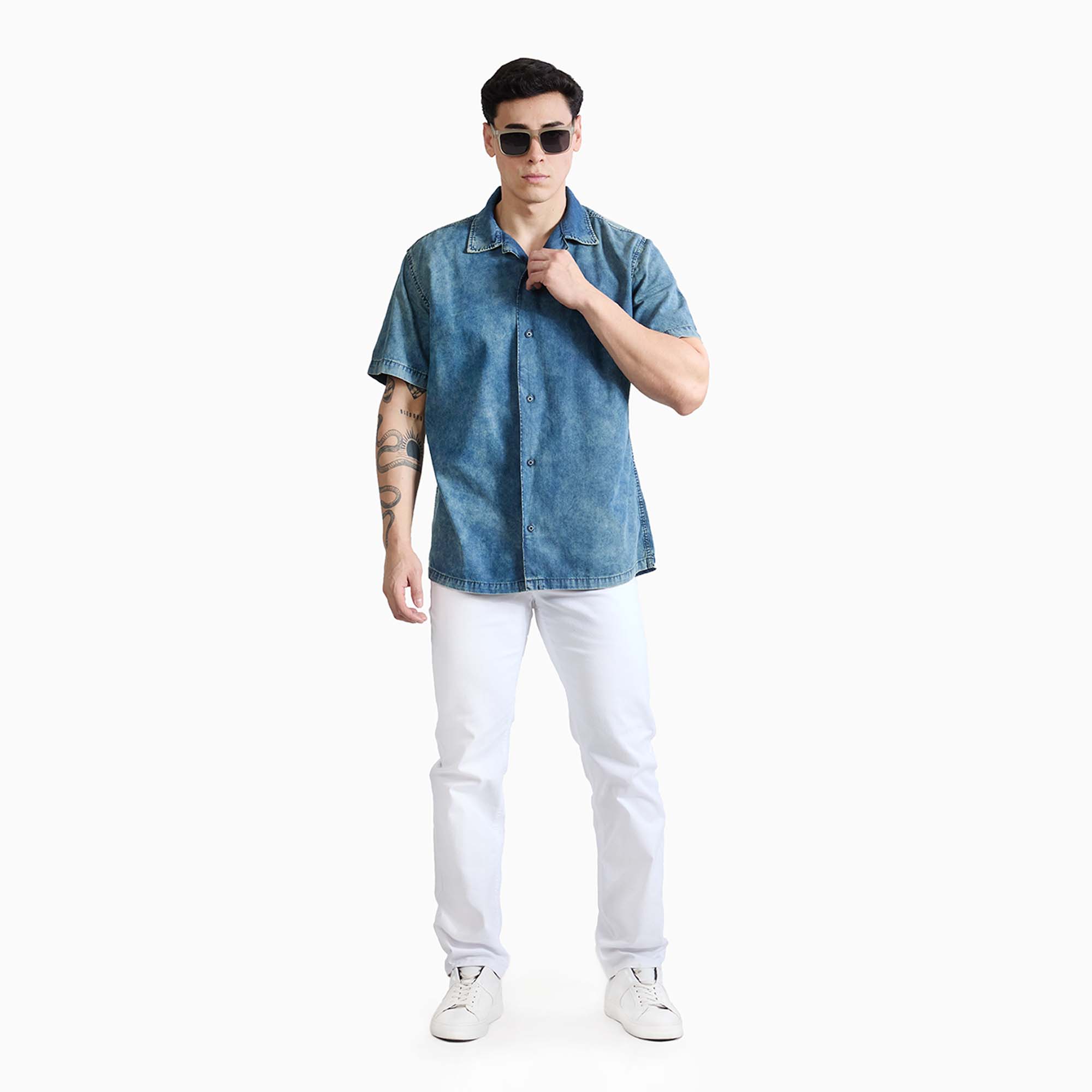 CAMISA PARA HOMBRE OVERSIZE AXEL - 4