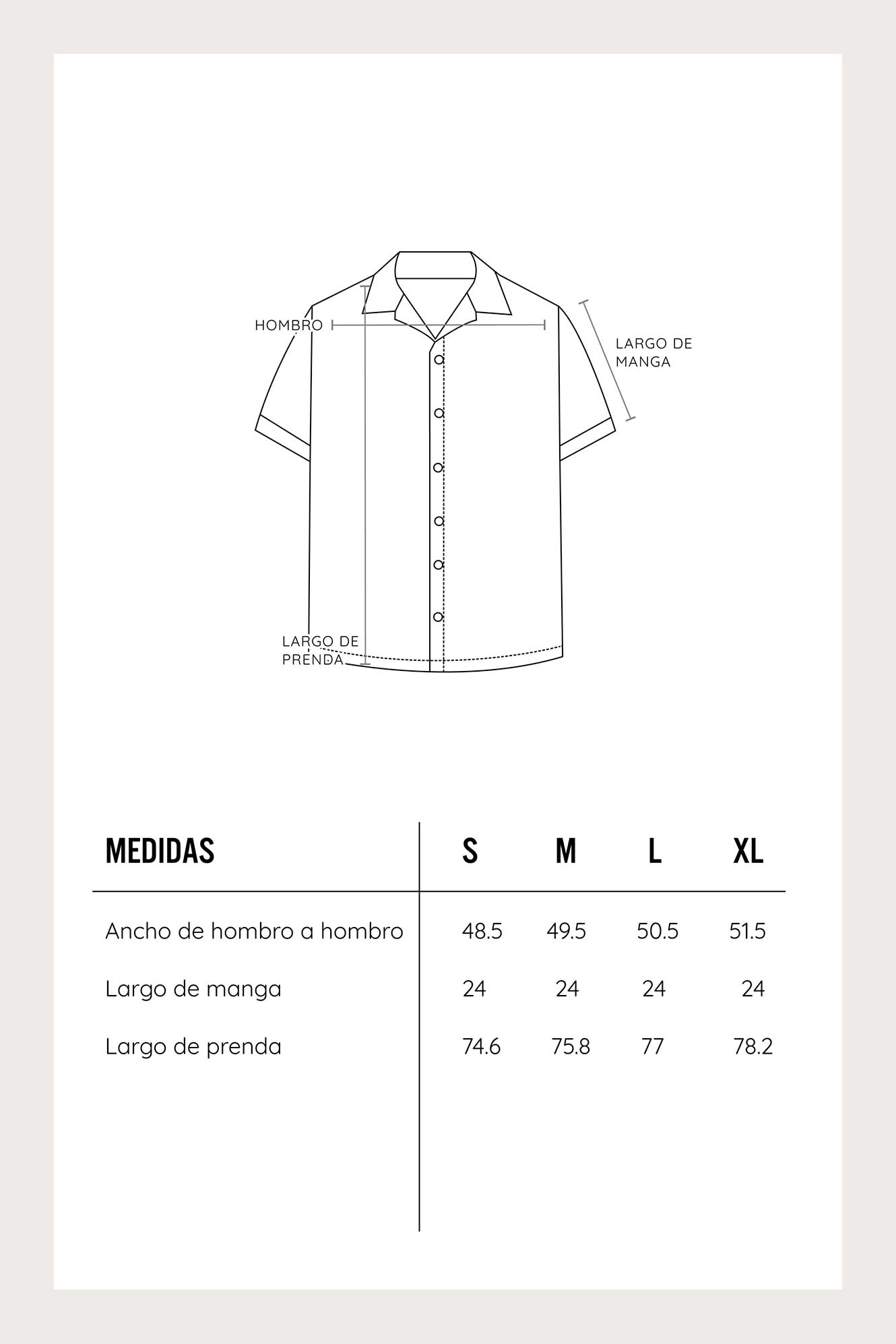 CAMISA PARA HOMBRE OVERSIZE AXEL - 6