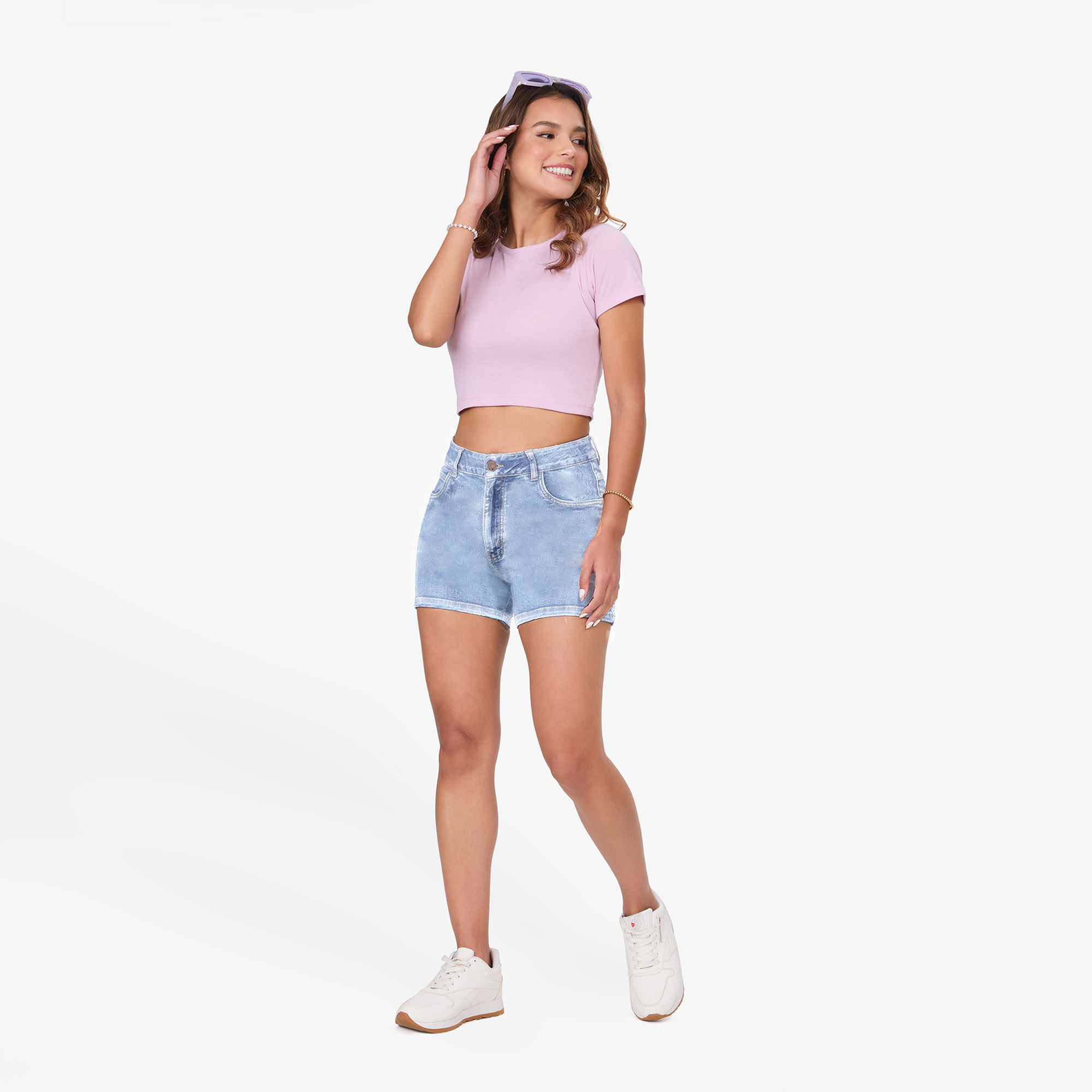 SHORT MUJER COTTONS JEANS YULIA SLIM - 2