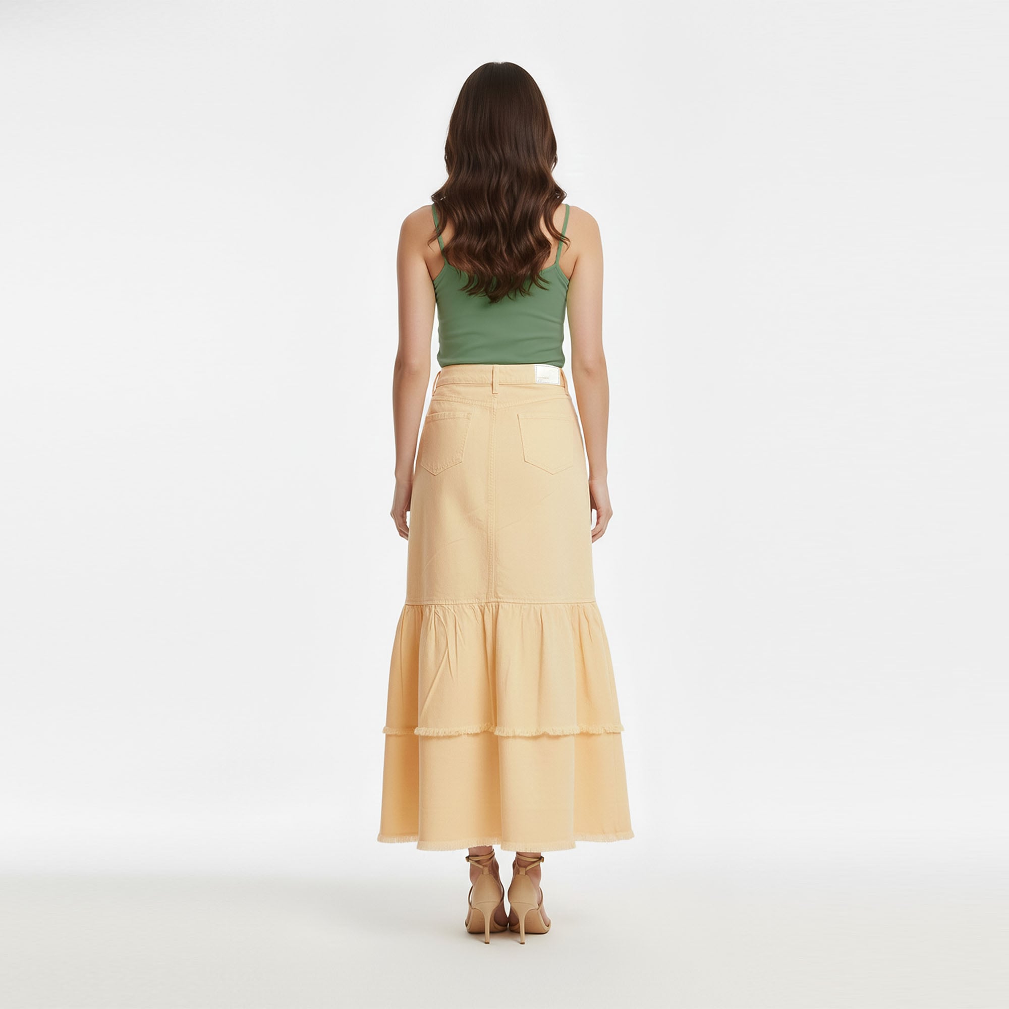 MAXI FALDA  MUJER COTTONS JEANS SEFORA - 2
