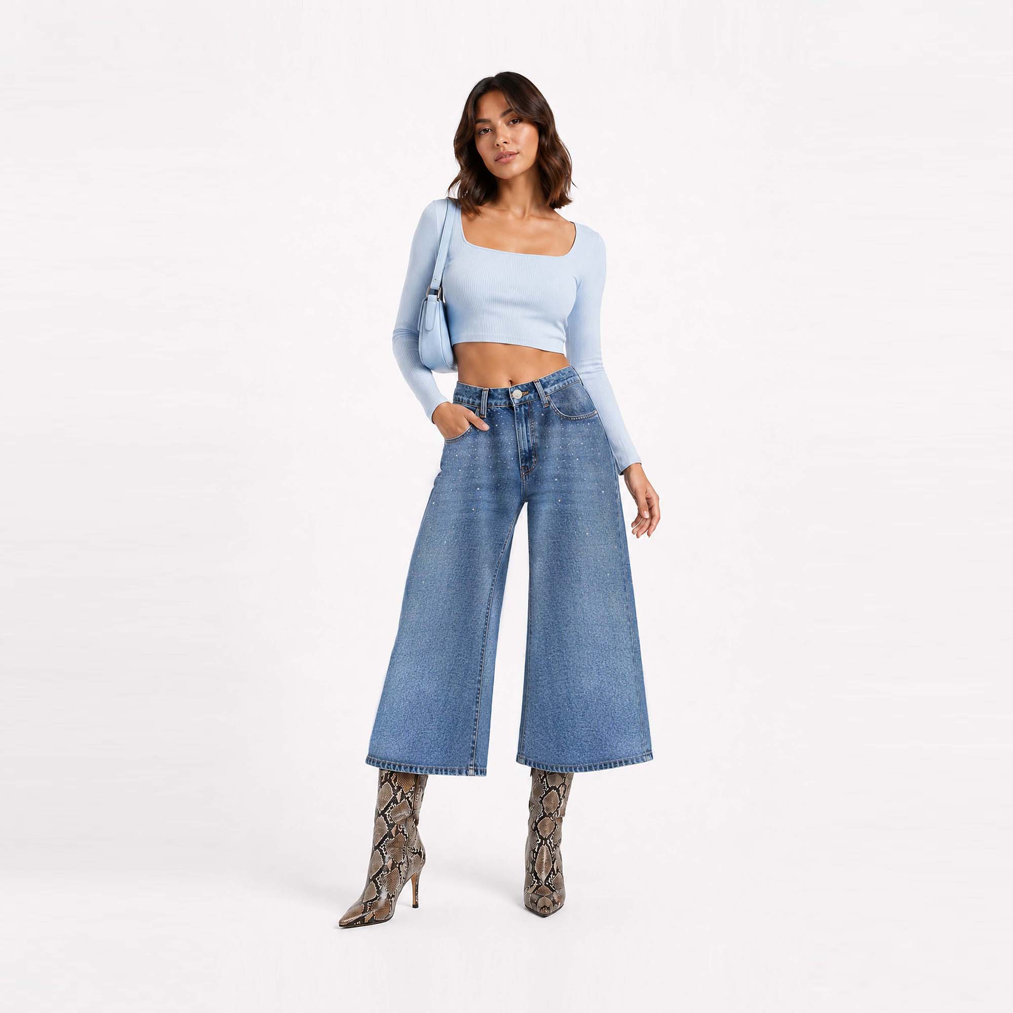 JEAN CULOTTE MUJER COTTONS JEANS IVANA - 1