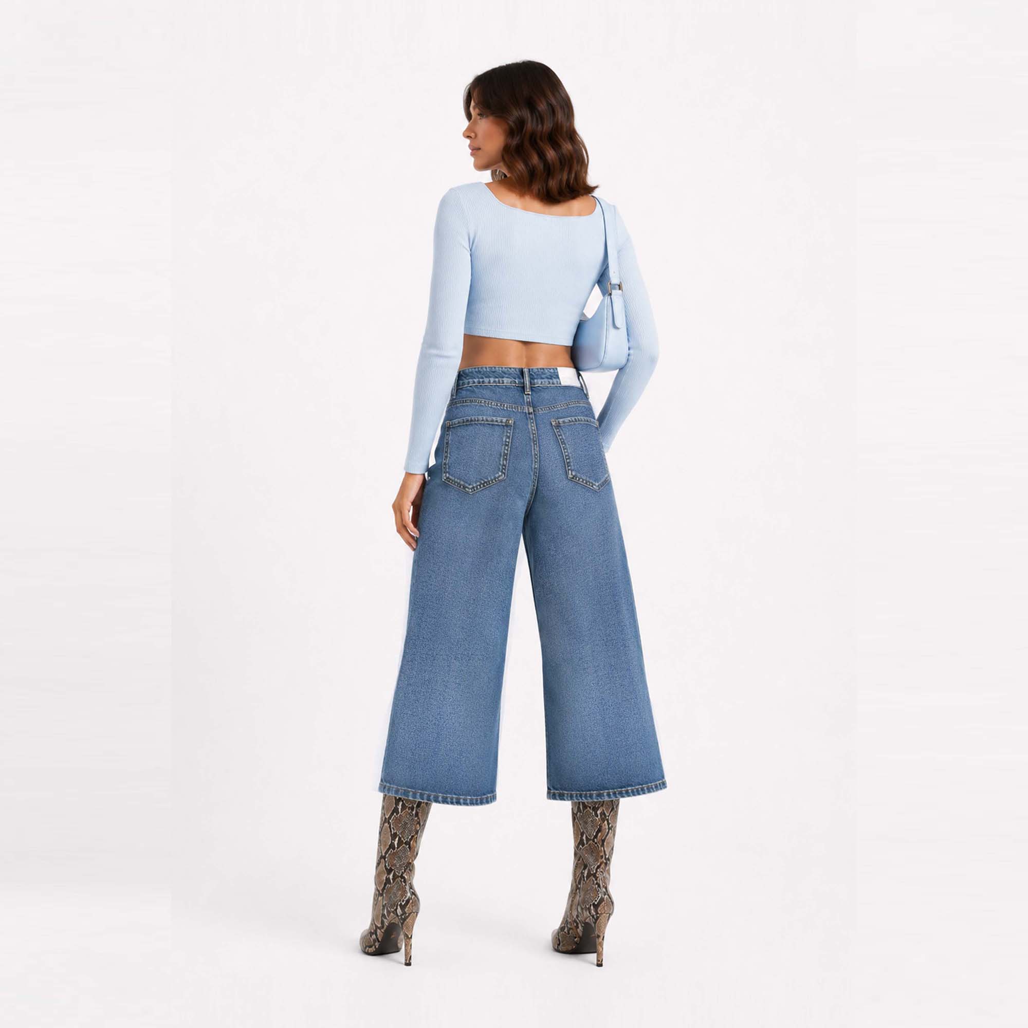 JEAN CULOTTE MUJER COTTONS JEANS IVANA - 2