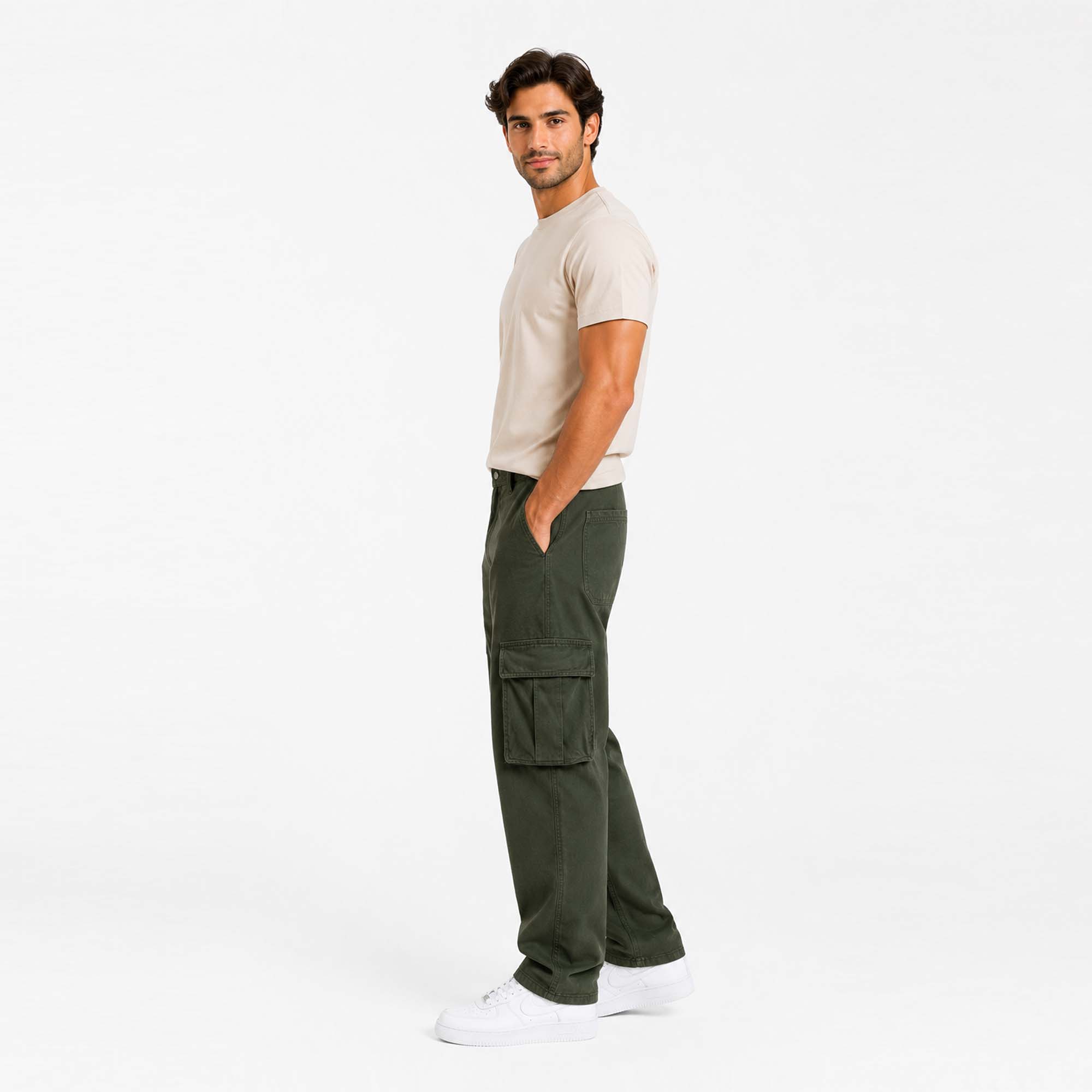 PANTALÓN RELAXED CARGO COTTONS JEANS EMILIO - 1