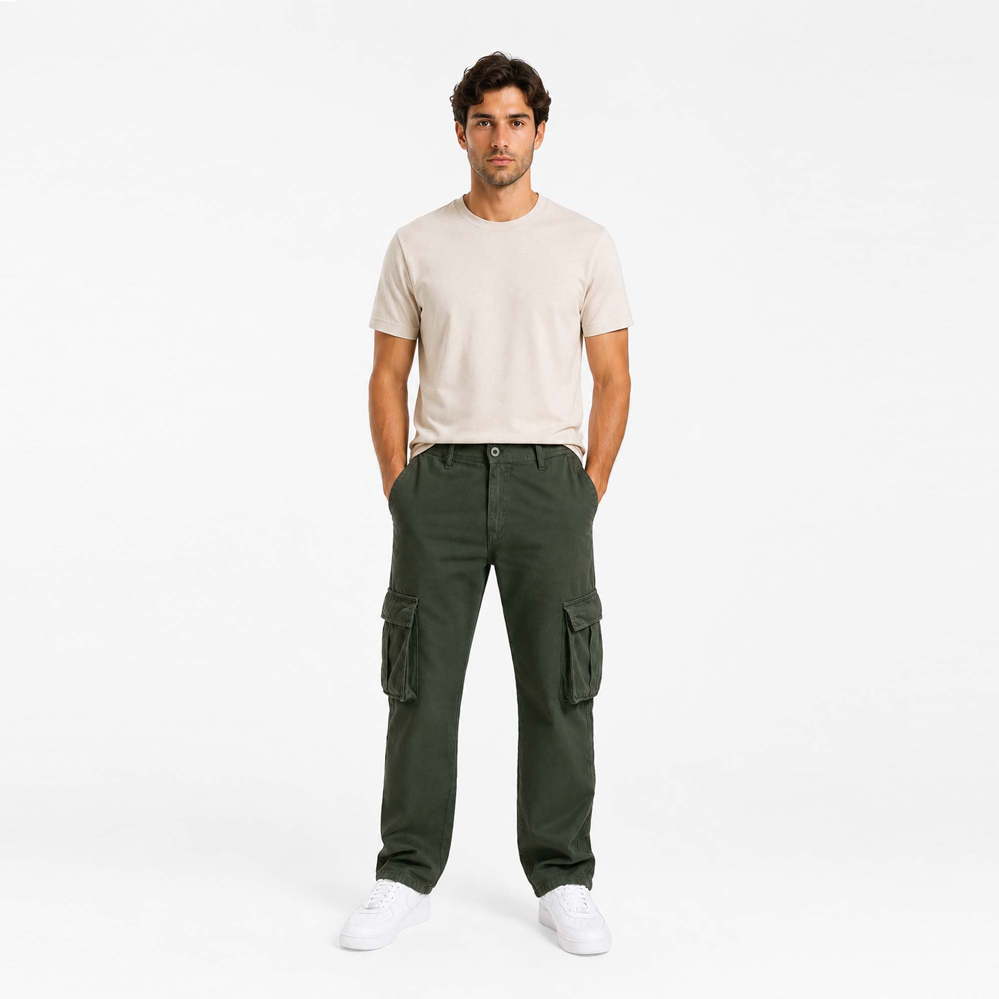PANTALÓN RELAXED CARGO COTTONS JEANS EMILIO - 2