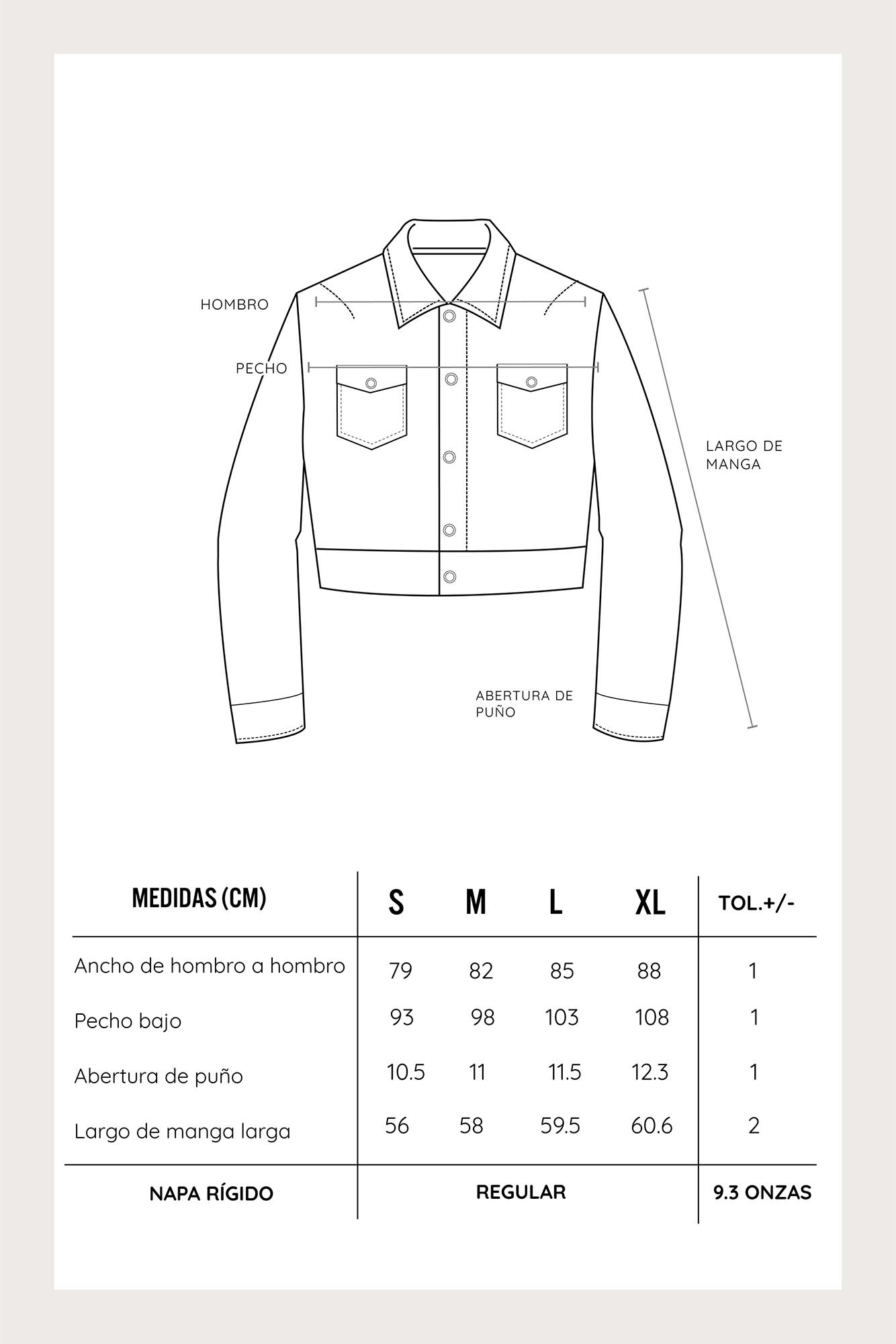 CASACA CROP MUJER COTTONS JEANS JESSI - 5