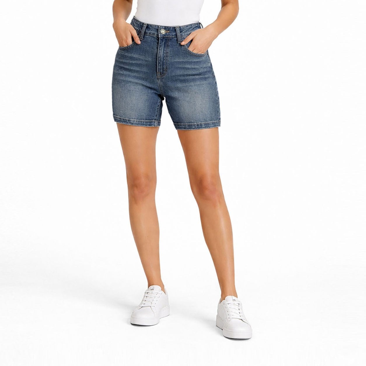 BIKER PARA MUJER COTTONS JEANS ANIA - 1