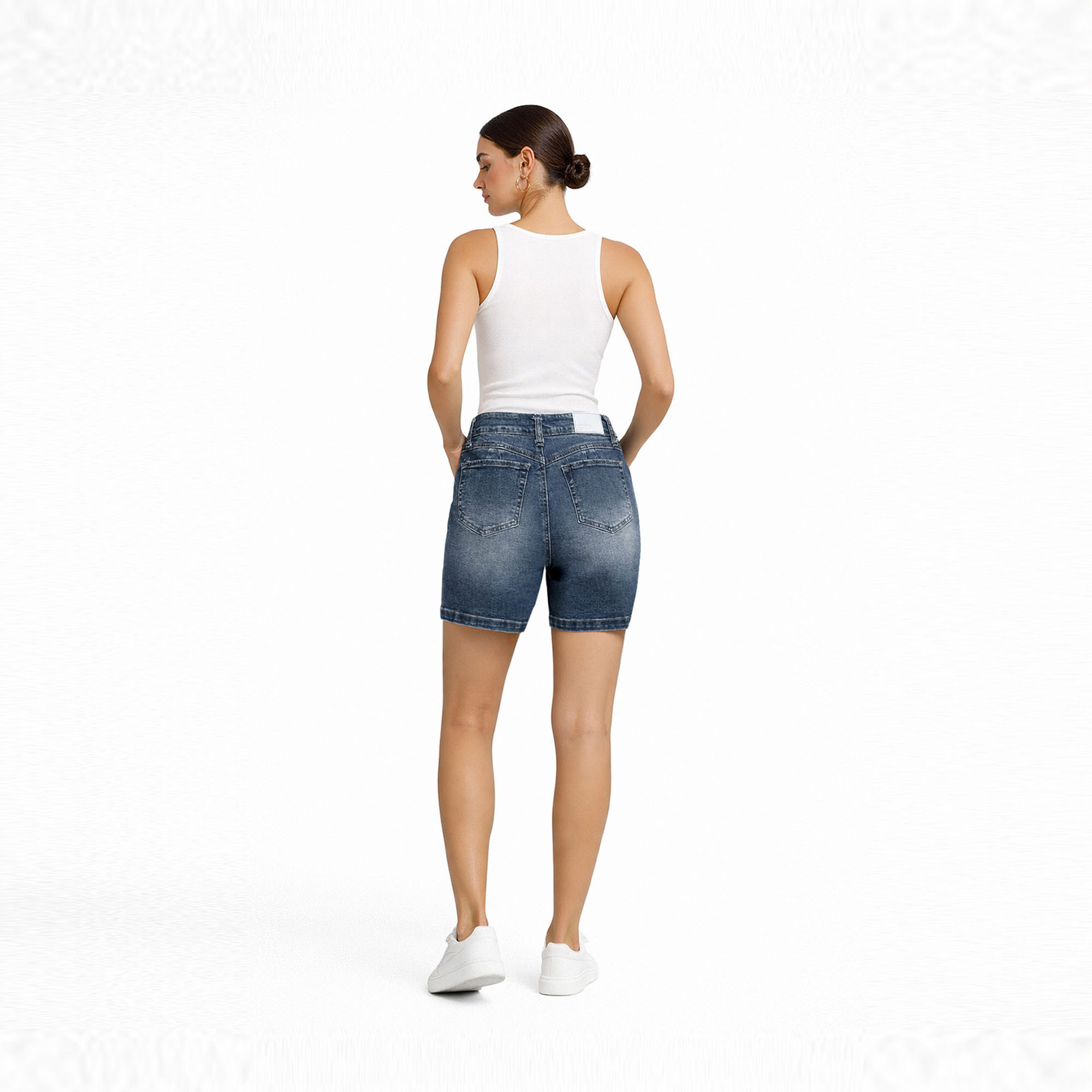 BIKER PARA MUJER COTTONS JEANS ANIA - 2
