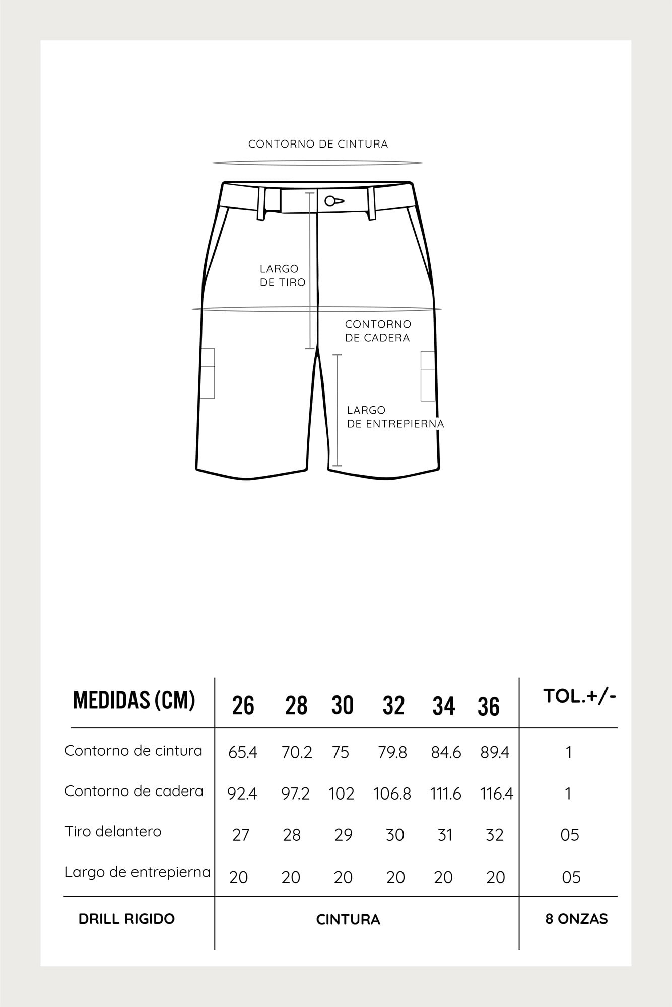 BERMUDA CARGO PARA MUJER ALI - 5