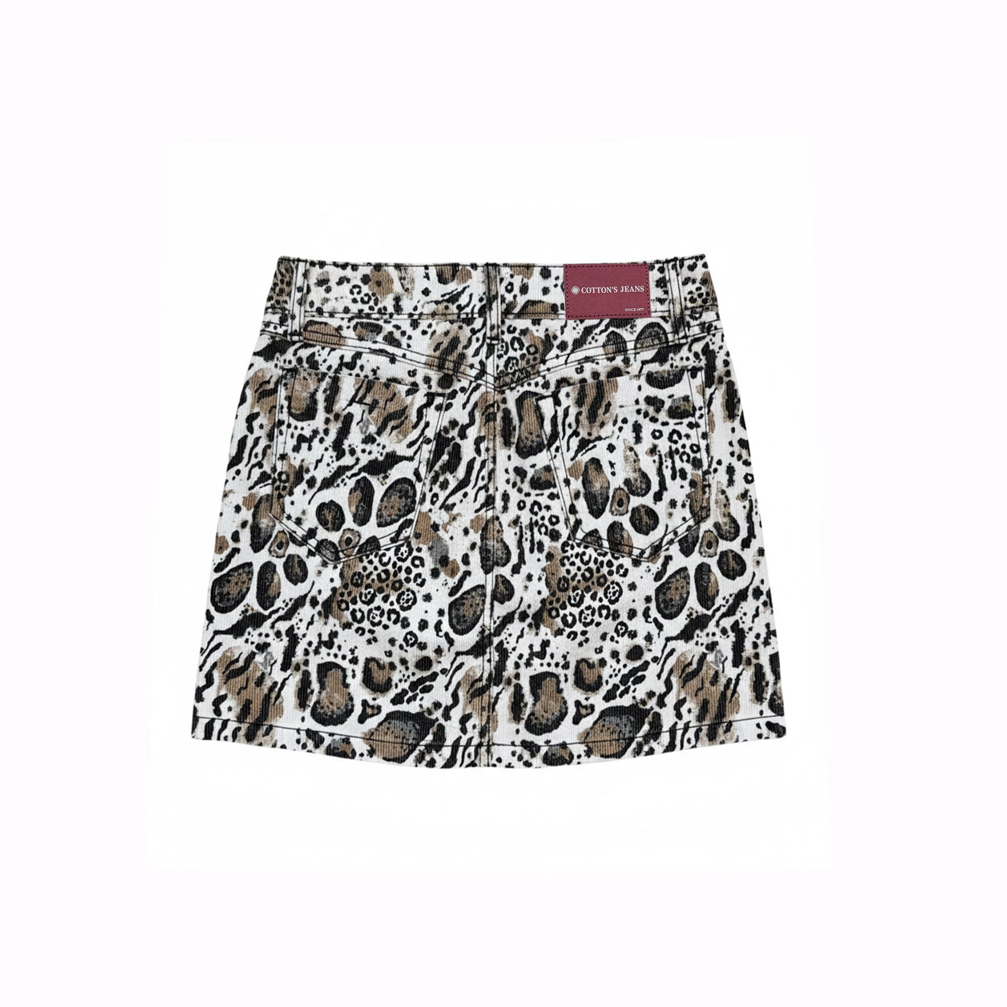 MINIFALDA PARA MUJER COTTONS JEANS CRUZ - 4