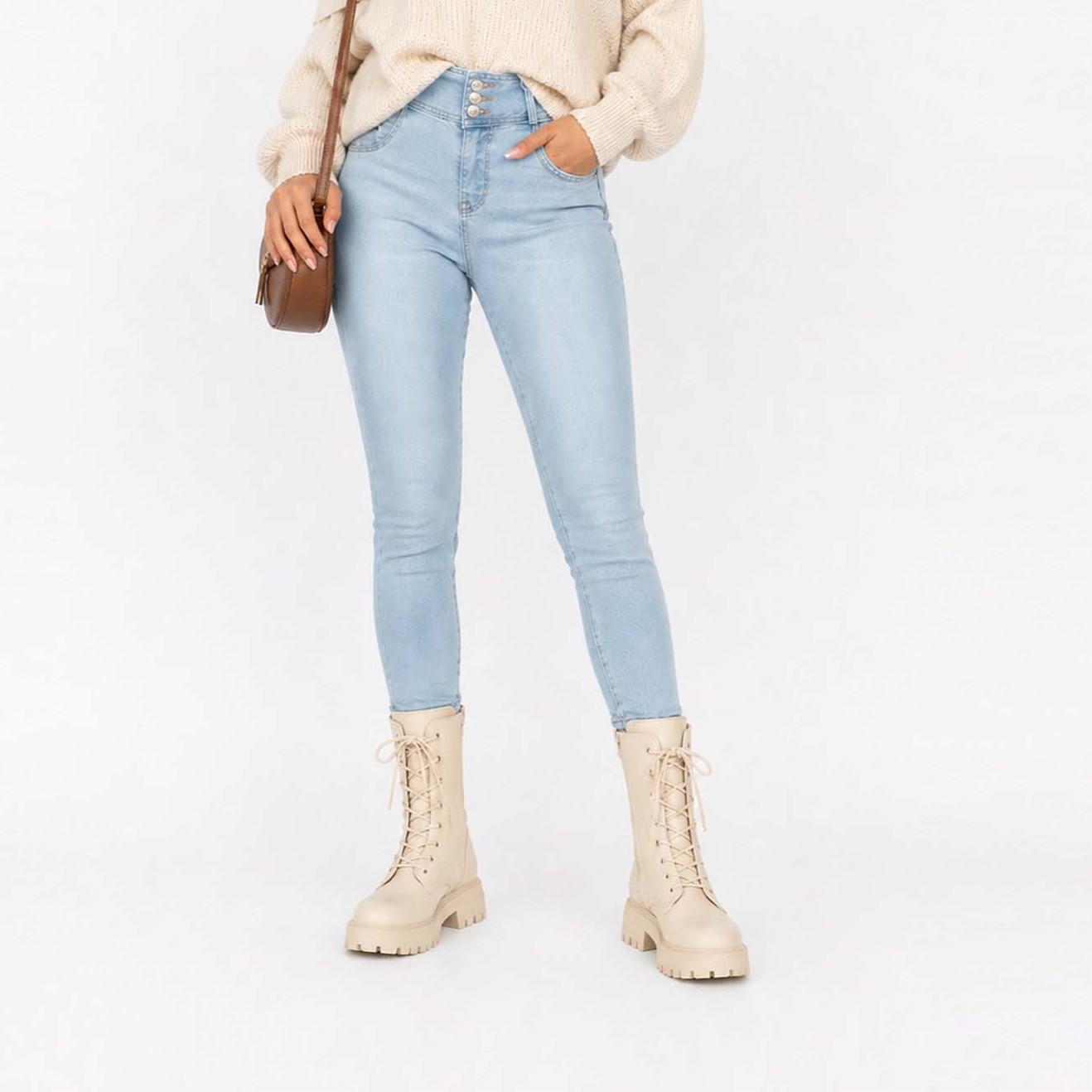 JEAN SLIM COTTONS JEANS PARA MUJER CARMINA - 1