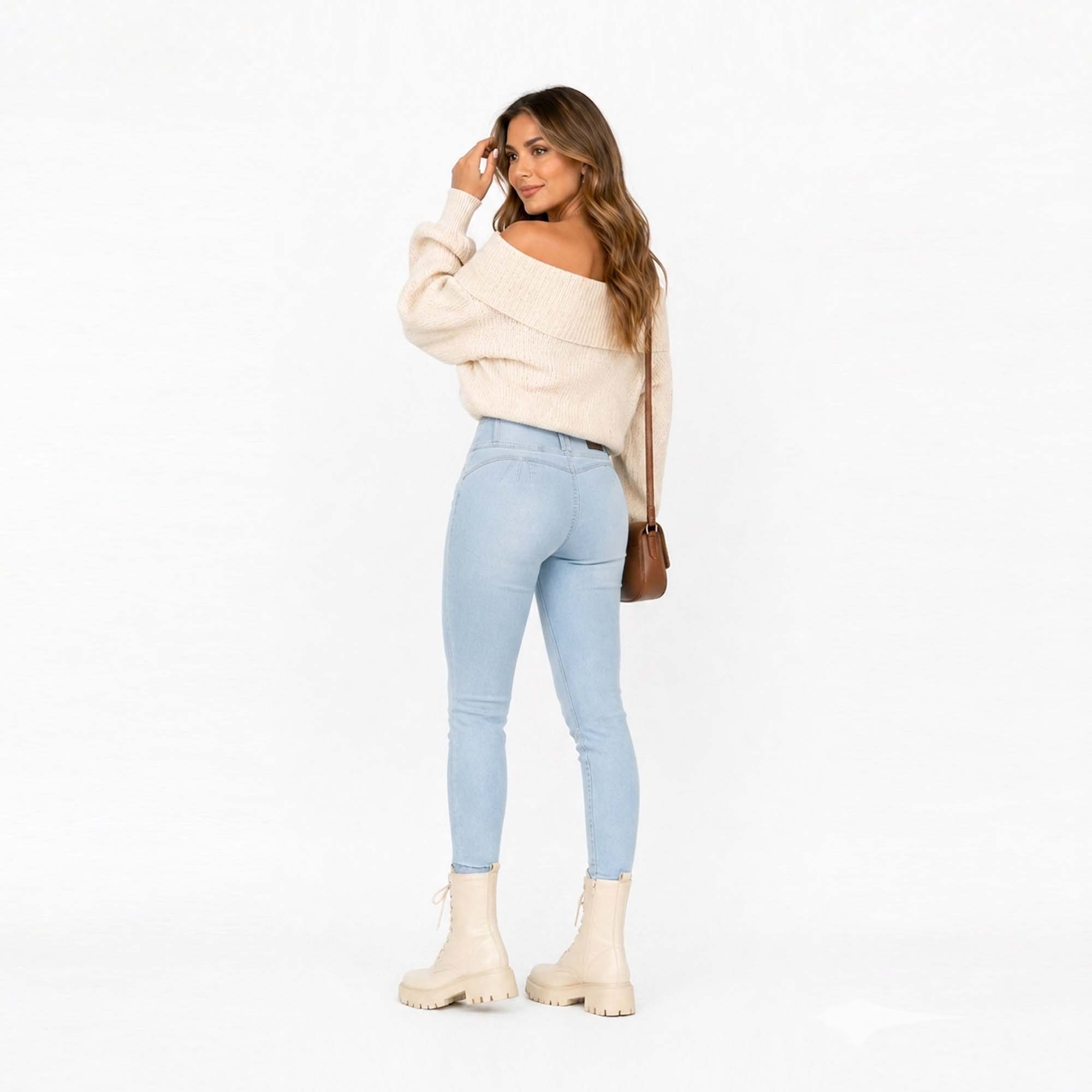 JEAN SLIM COTTONS JEANS PARA MUJER CARMINA - 3