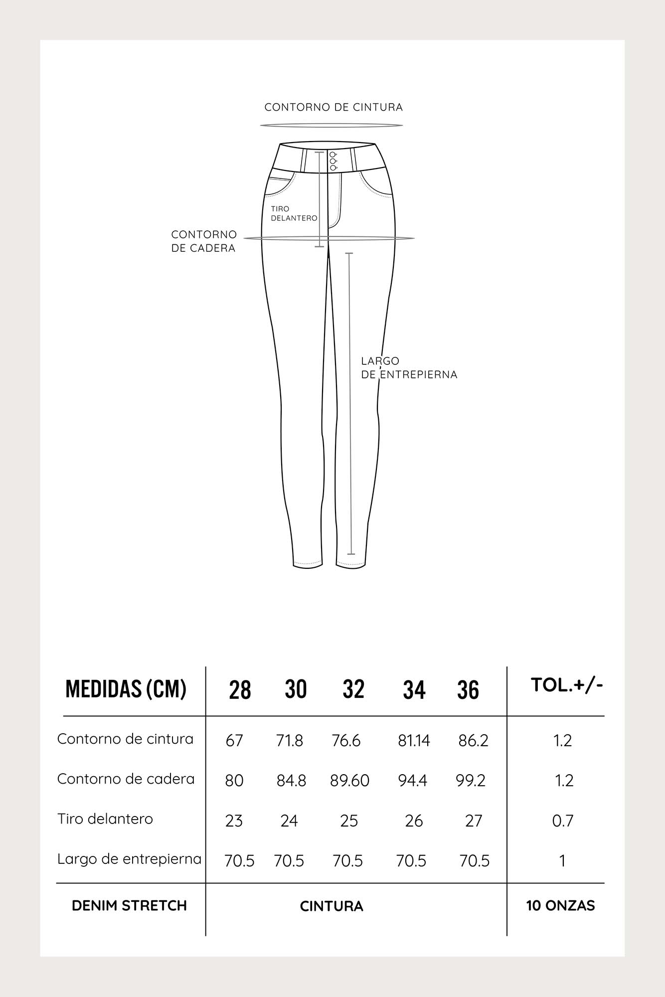 JEAN SLIM COTTONS JEANS PARA MUJER CARMINA - 4