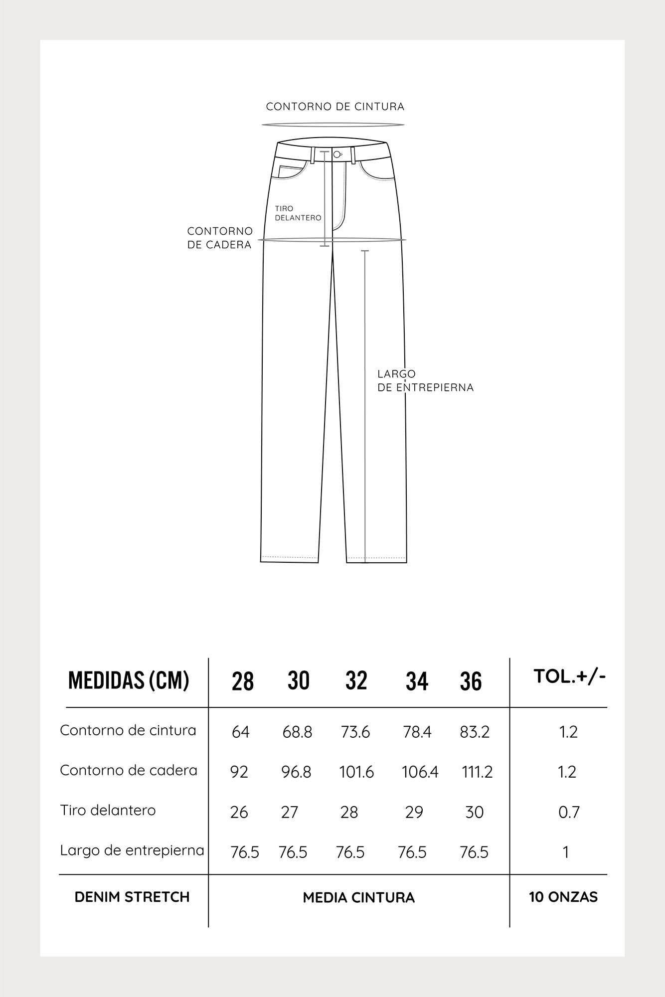 JEAN WIDE LEG PARA MUJER COTTONS JEANS ALIA - 4