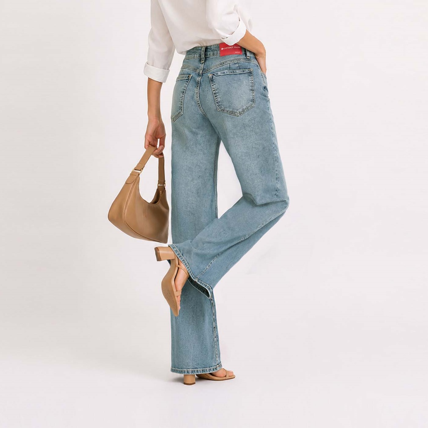 JEAN WIDE LEG PARA MUJER COTTONS JEANS ALIA - 6