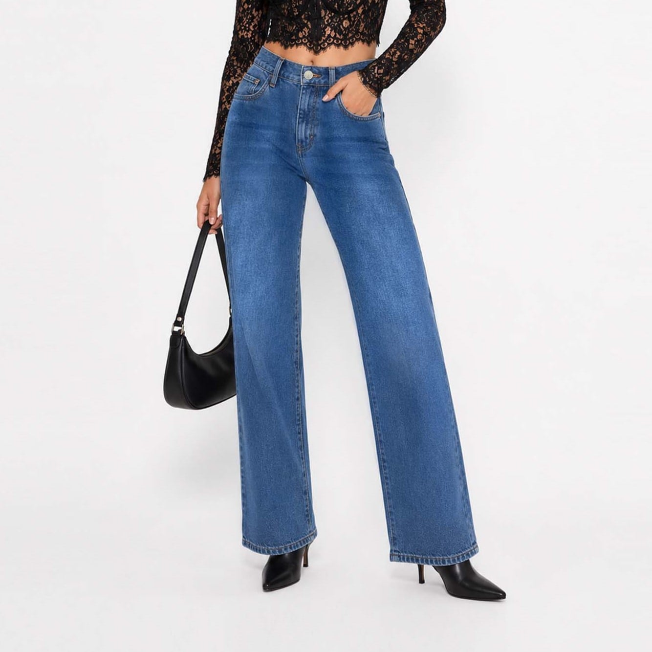 JEAN STRAIGHT PARA MUJER COTTONS JEANS ARIADNE - 1