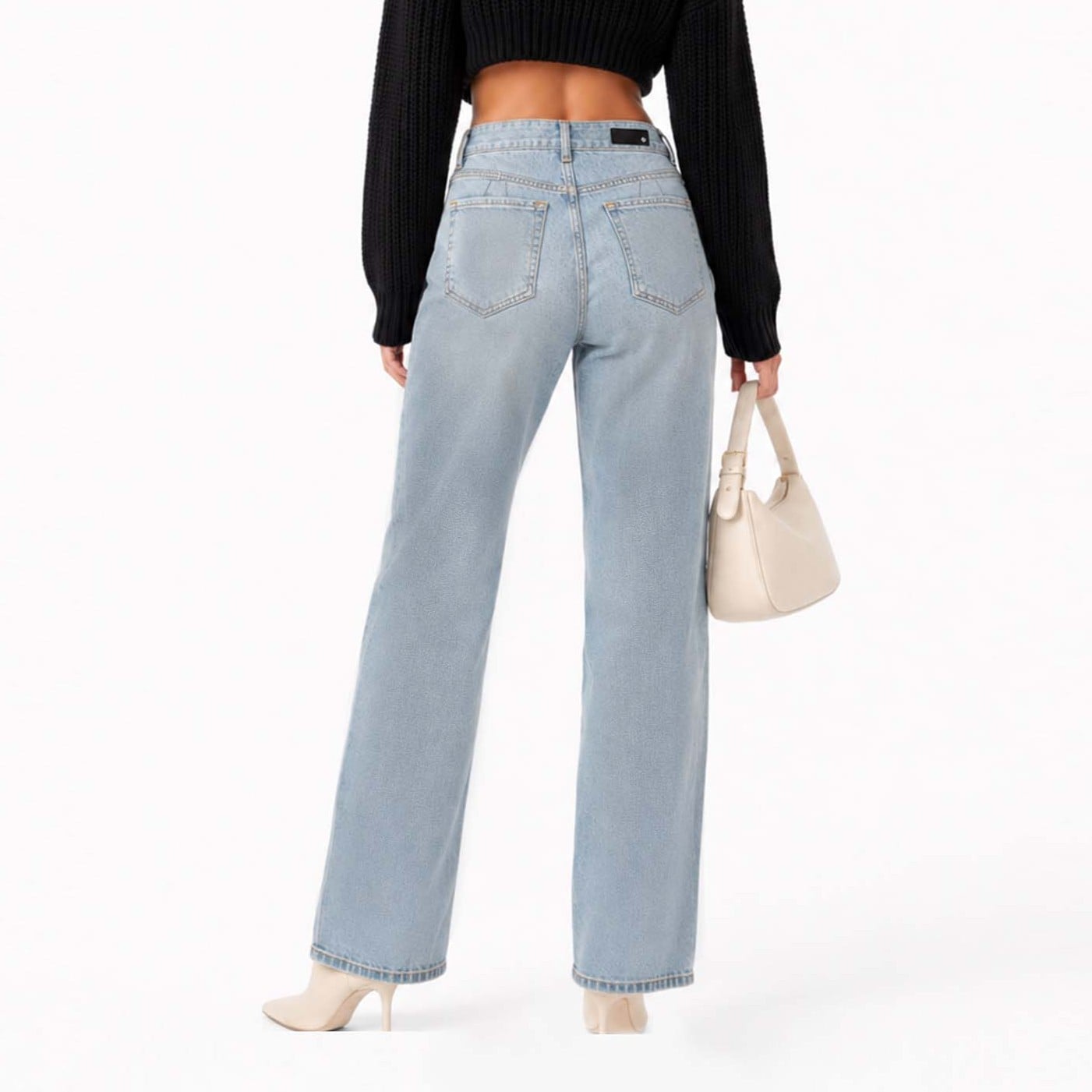 JEAN STRAIGHT PARA MUJER COTTONS JEANS ARIADNE - 2