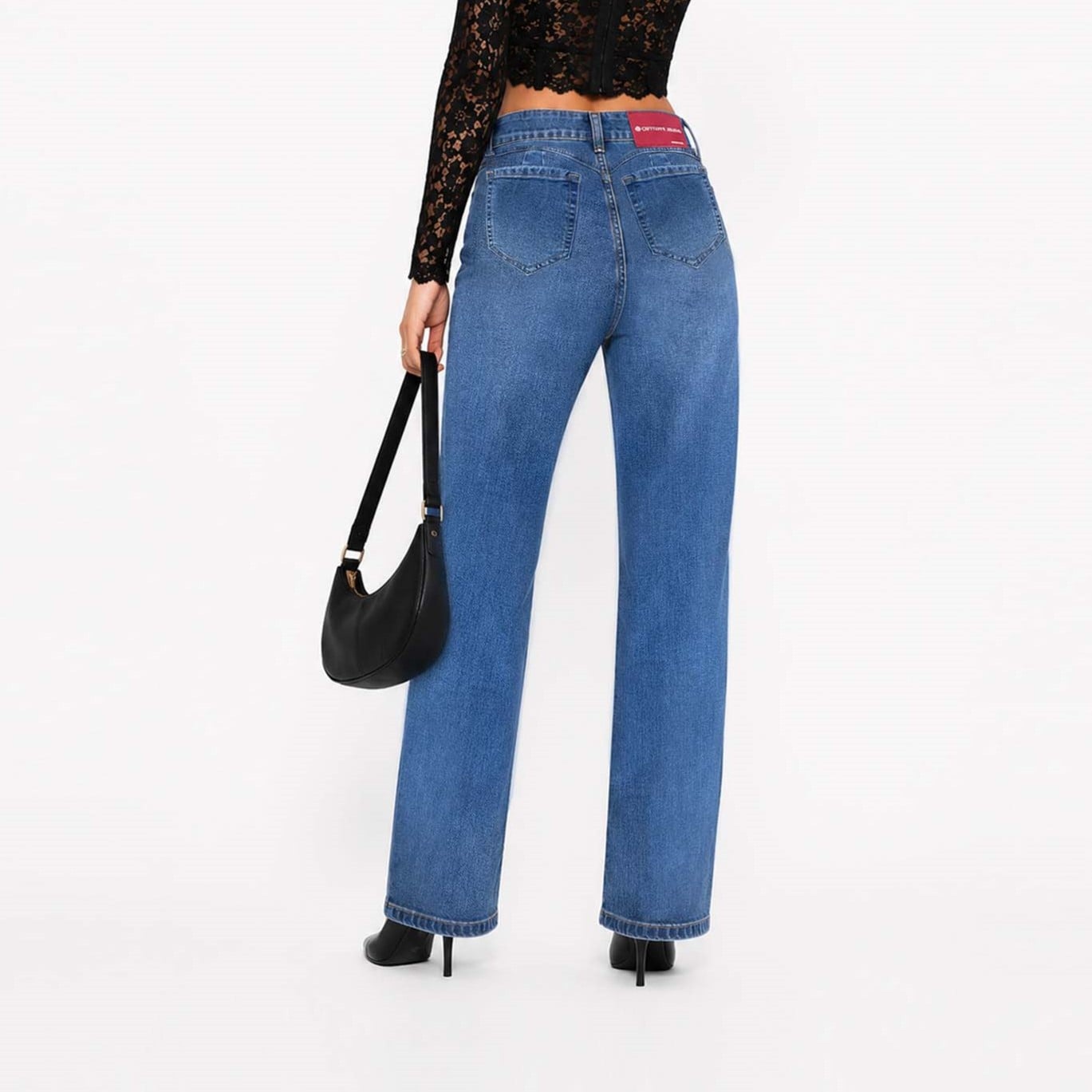 JEAN STRAIGHT PARA MUJER COTTONS JEANS ARIADNE - 3