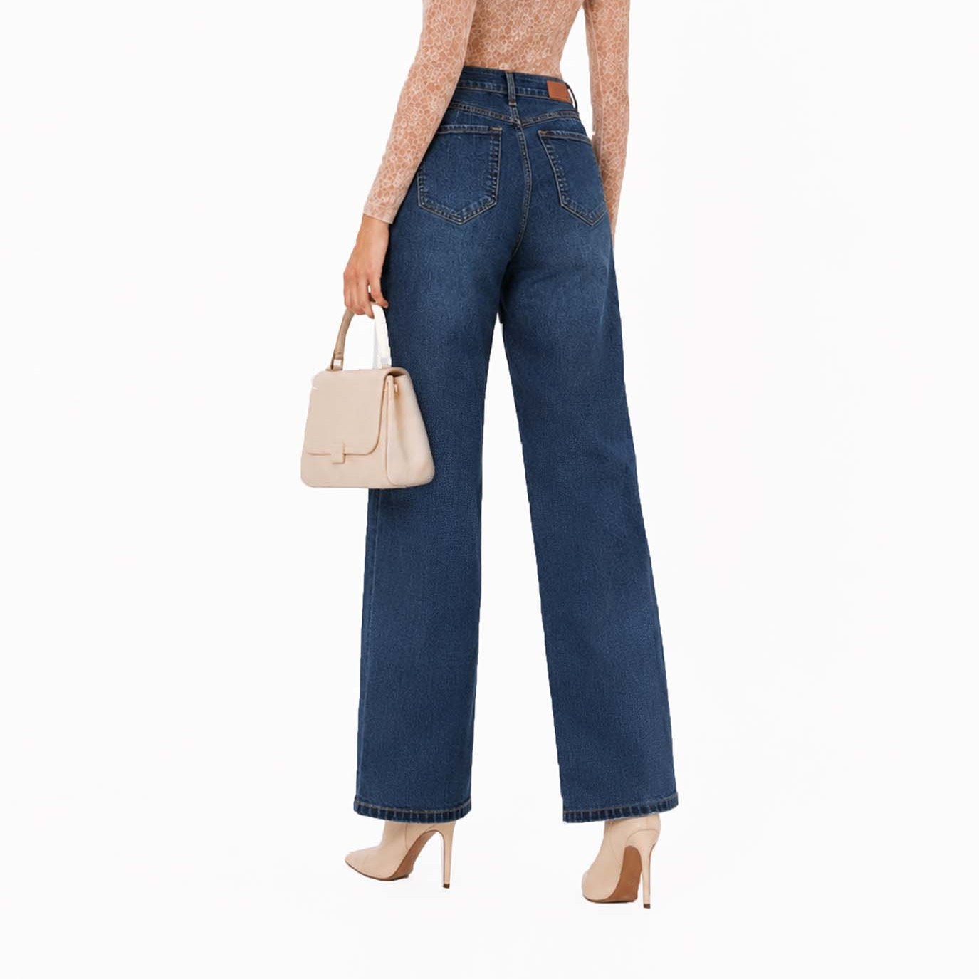 JEAN STRAIGHT LEG COTTONS JEANS PARA MUJER ARIADNE - 4