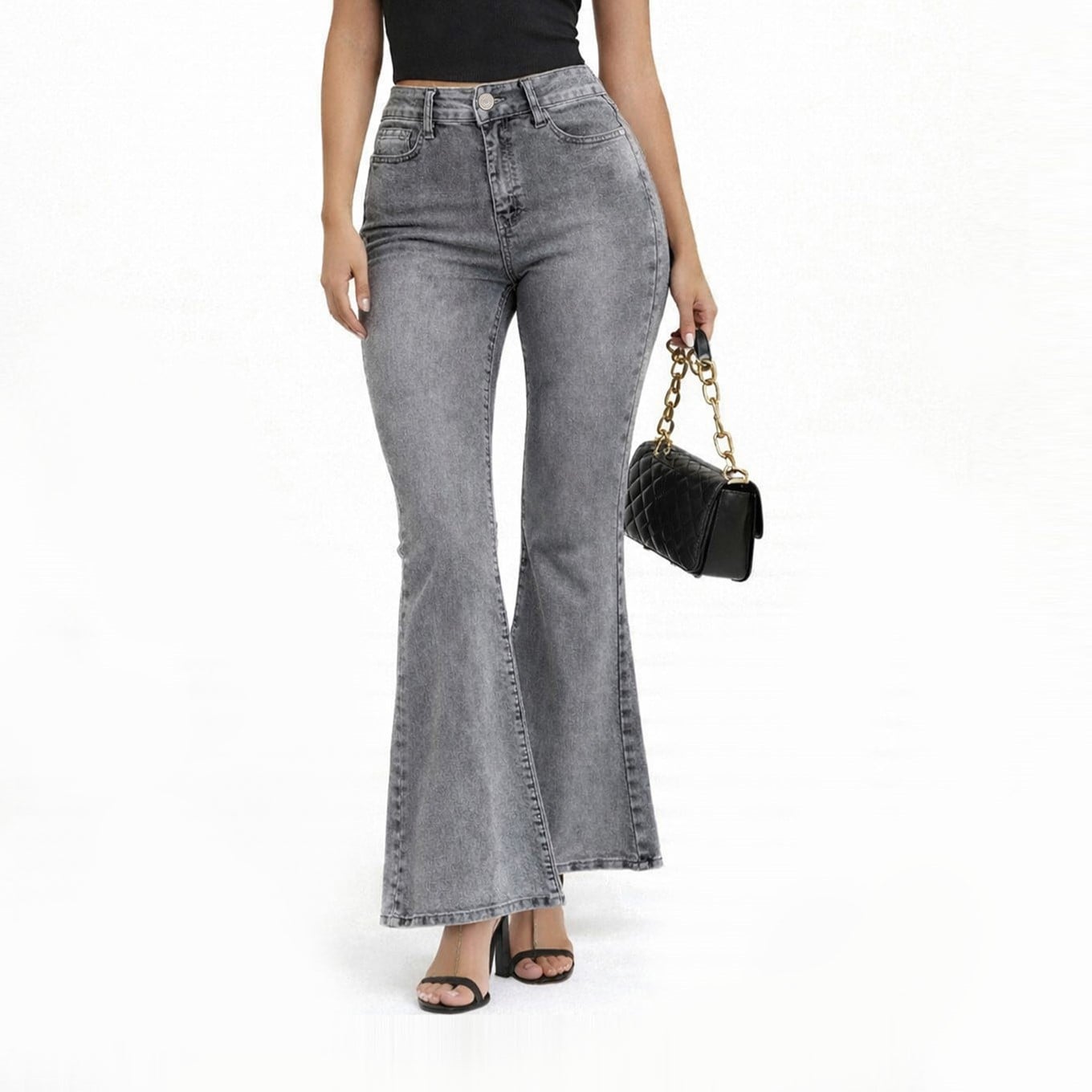 JEAN FLARE PARA MUJER COTTONS JEANS ARYA - 1