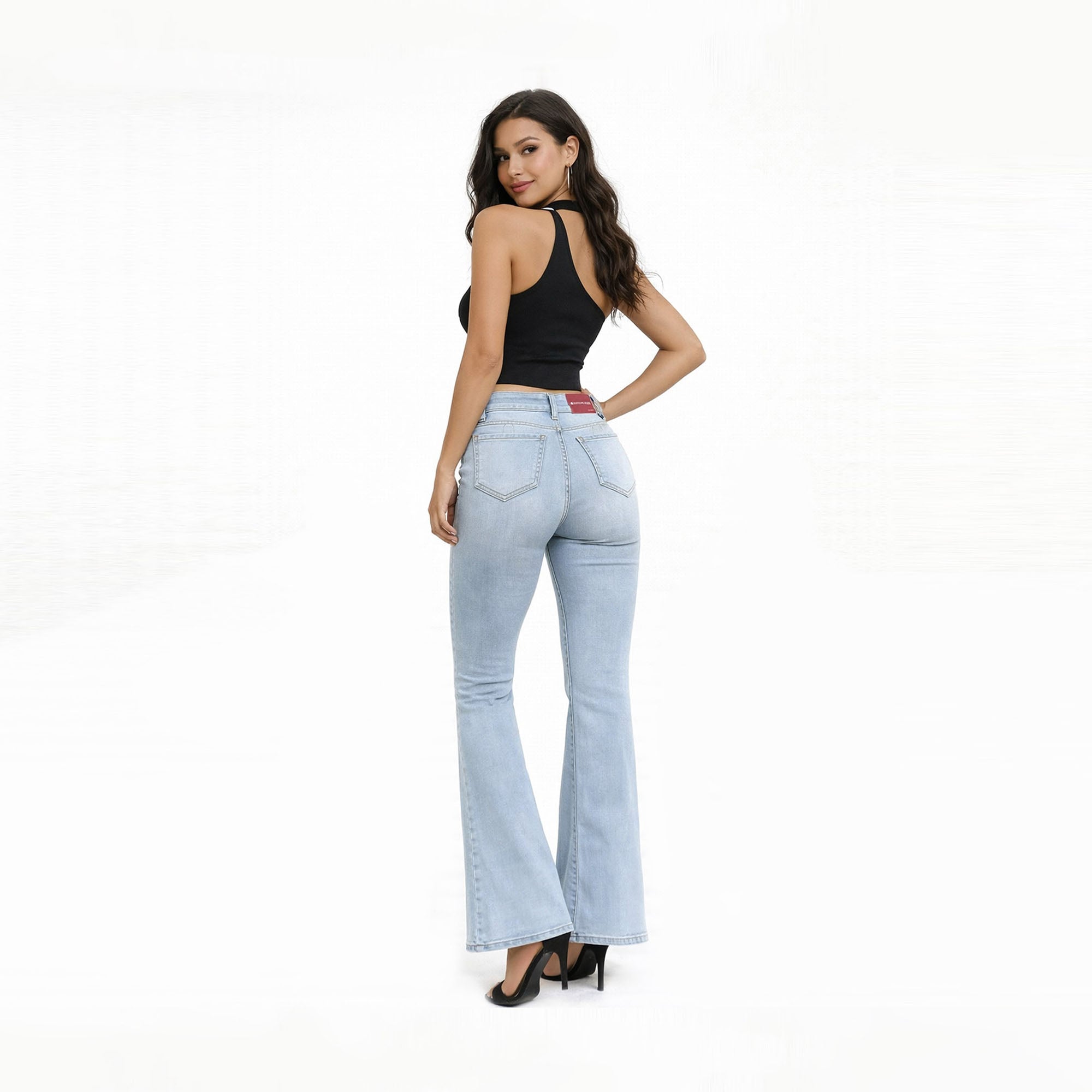 JEAN FLARE COTTONS JEANS PARA MUJER ARYA - 2