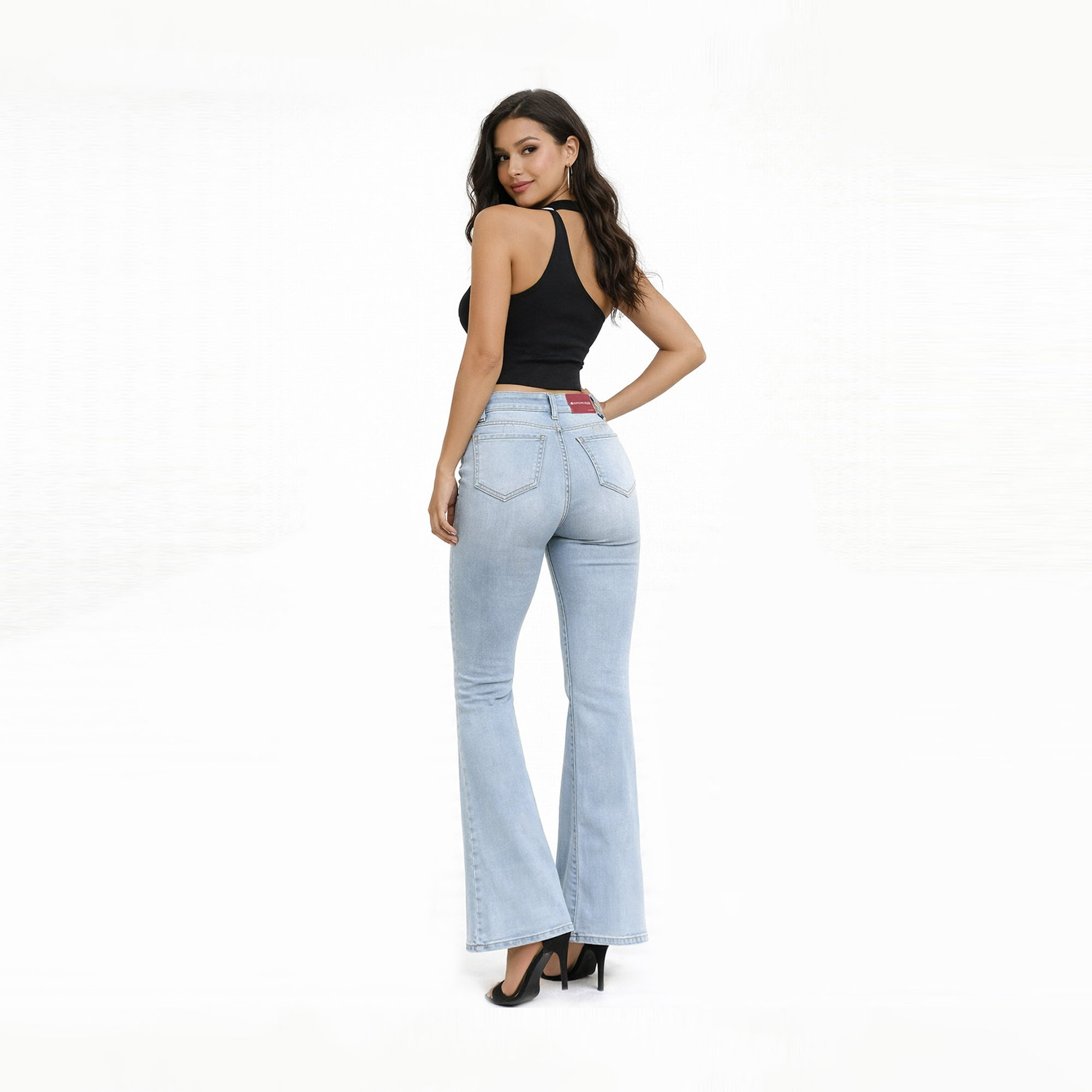 JEAN FLARE COTTONS JEANS PARA MUJER ARYA - 2