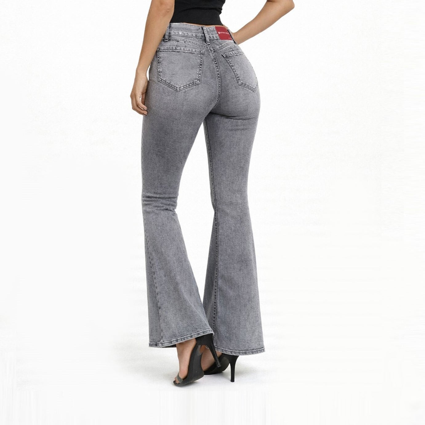JEAN FLARE PARA MUJER COTTONS JEANS ARYA - 3
