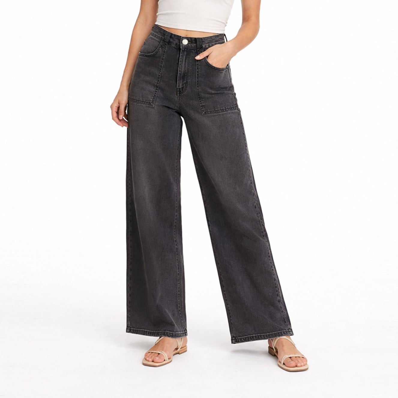 JEAN PALAZZO PARA MUJER COTTONS JEANS ANAHÍ - 1