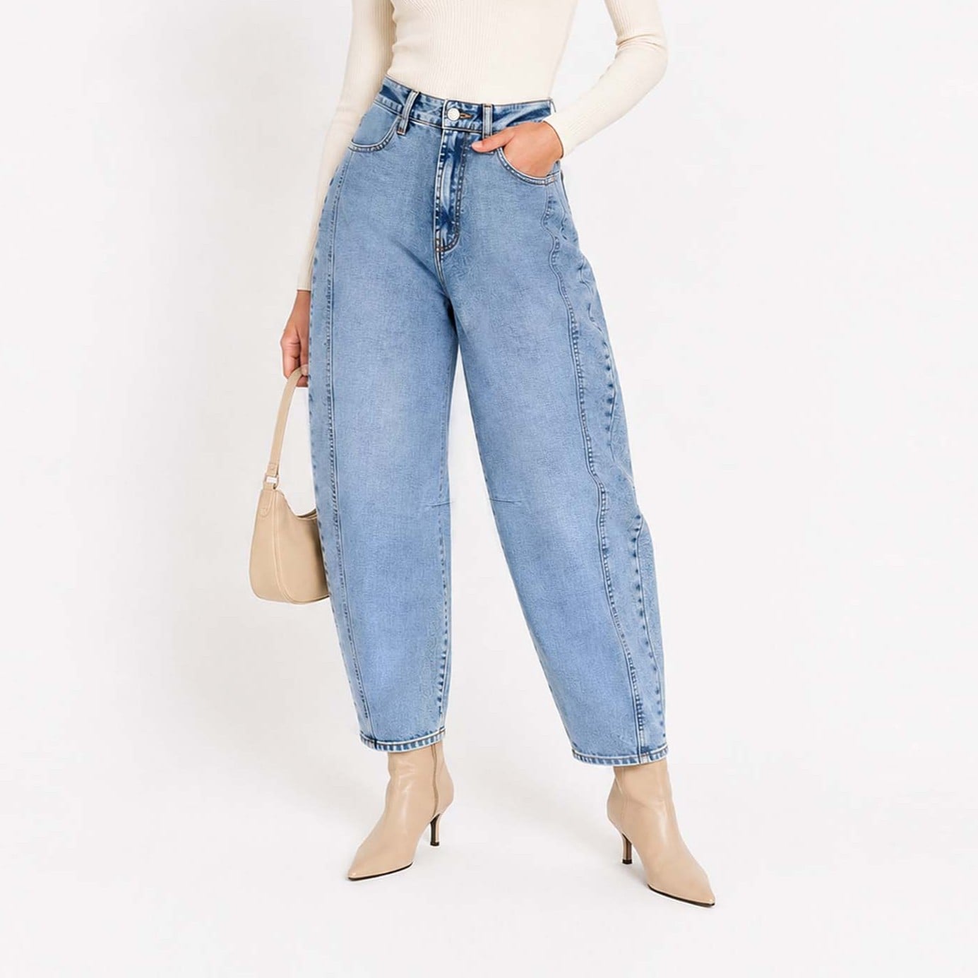 JEAN BALLOON PARA MUJER COTTONS JEANS ATENEA - 1