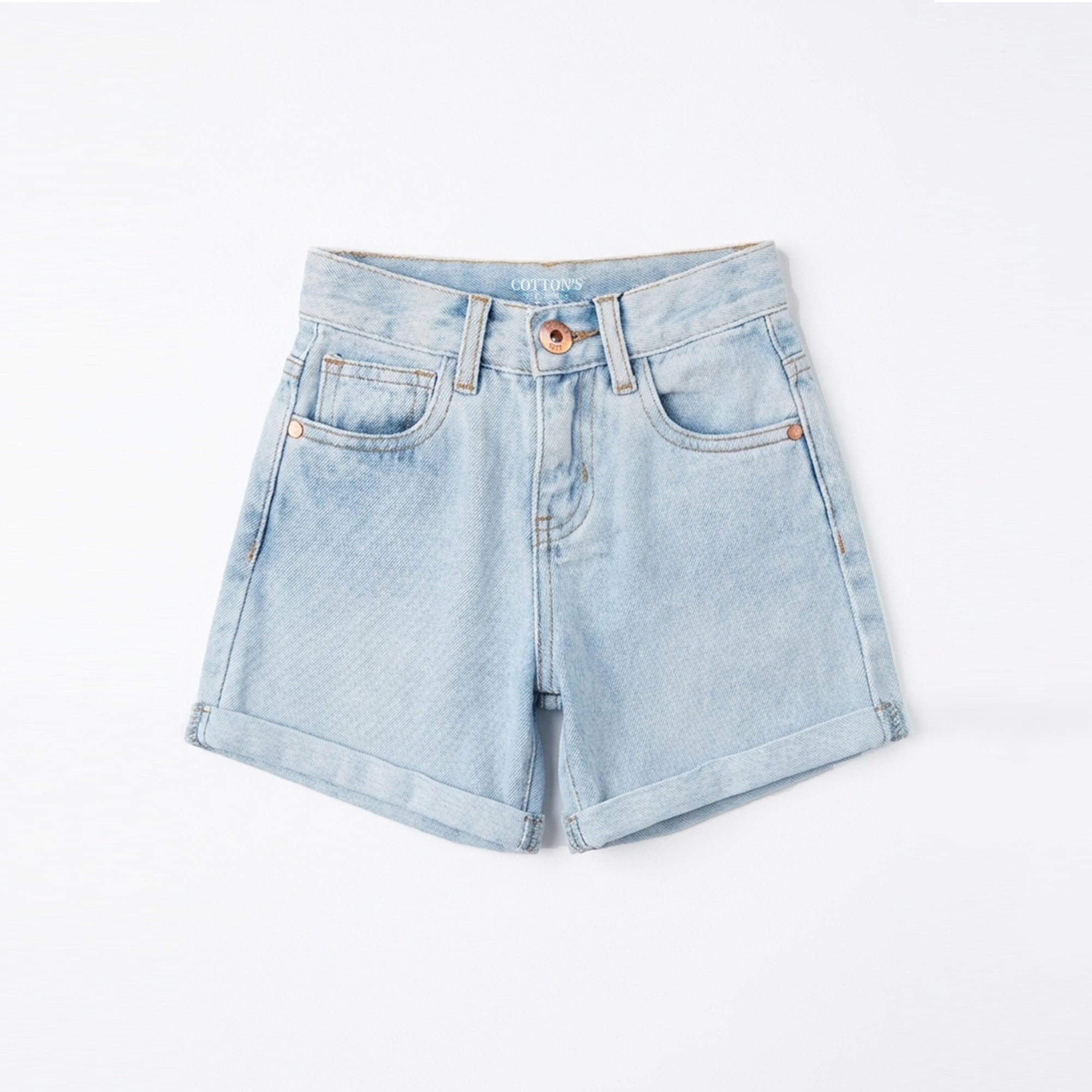 SHORT PARA NIÑA COTTONS JEANS JENDAYI - 1