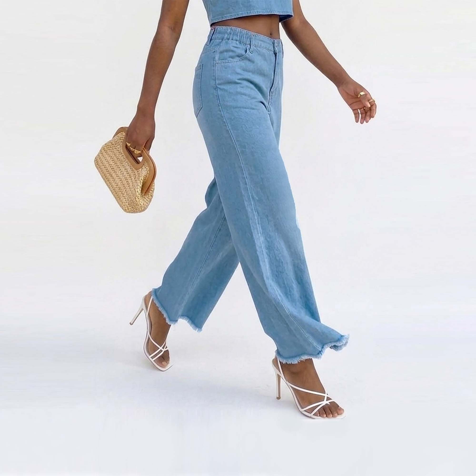 JEAN PALAZZO PARA MUJER COTTONS JEANS SARAI - 3