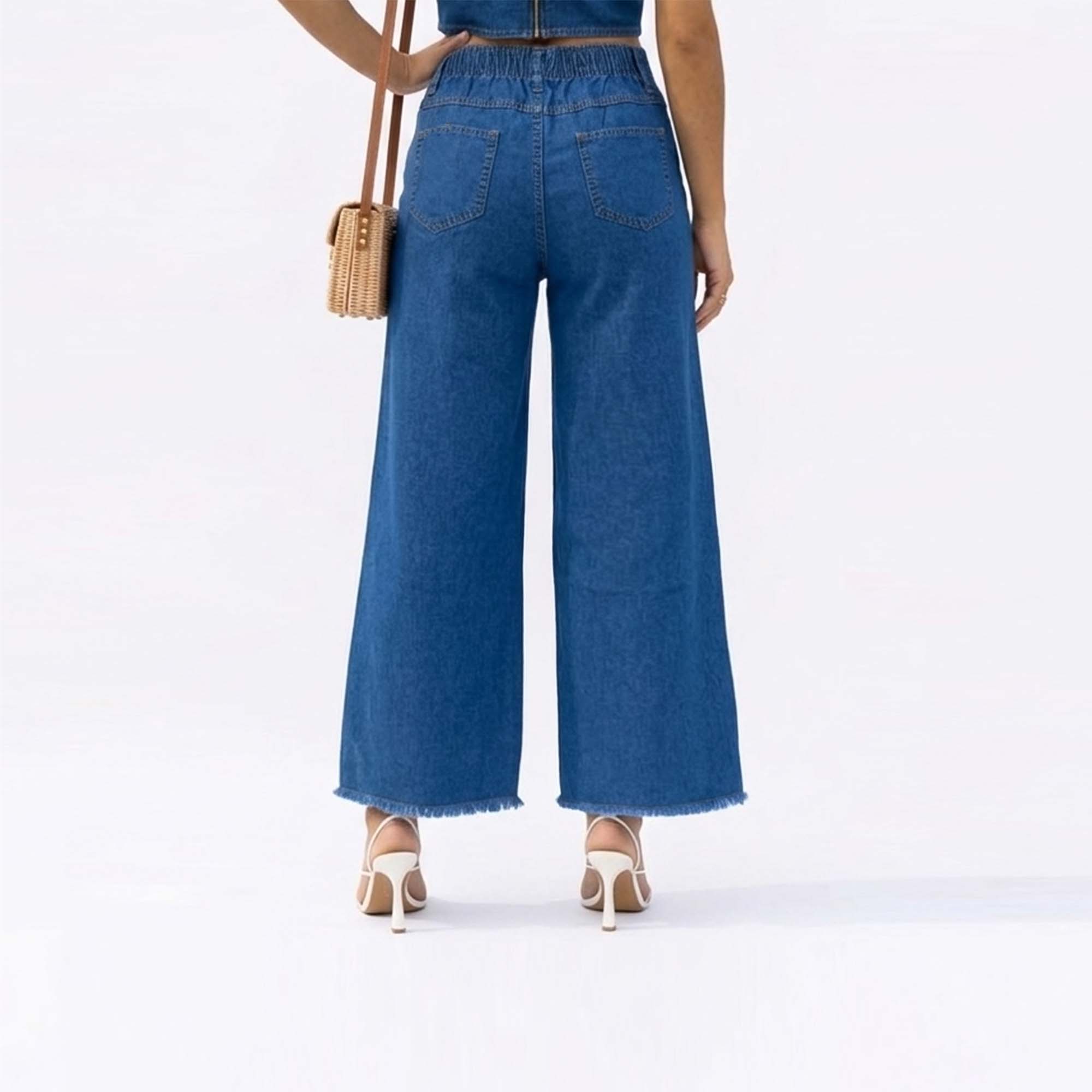 JEAN PALAZZO PARA MUJER COTTONS JEANS SARAI - 4