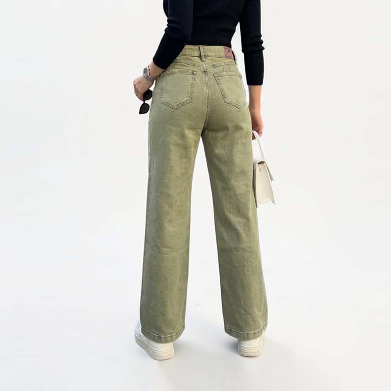 JEAN WIDE LEG PARA MUJER COTTONS JEANS DUNA - 3