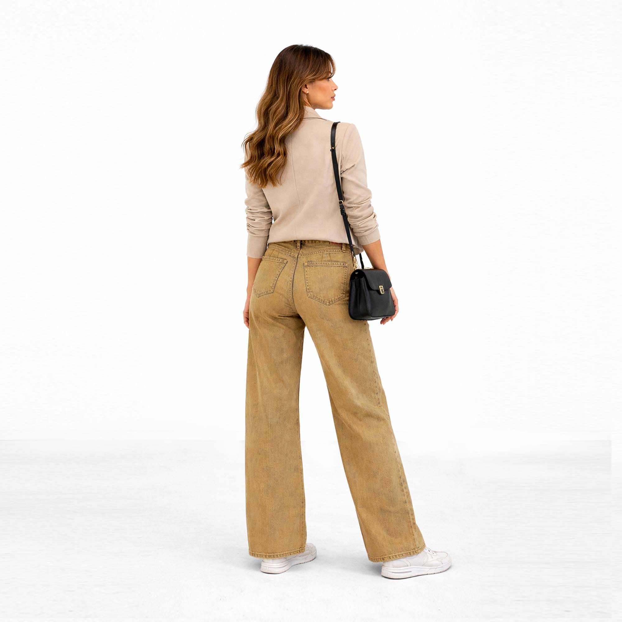 JEAN WIDE LEG PARA MUJER COTTONS JEANS DUNA - 4