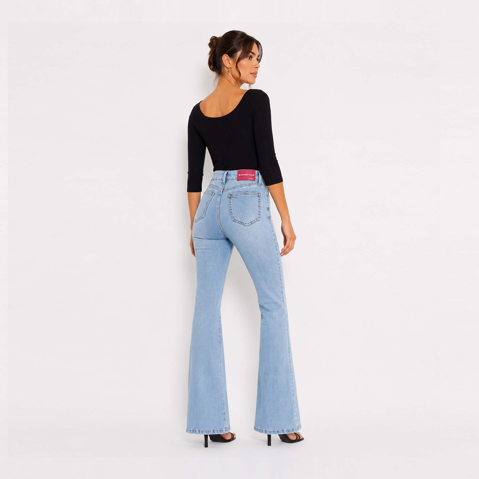 JEAN WIDELEG PARA MUJER COTTONS JEANS FLAVIA TALL - 3