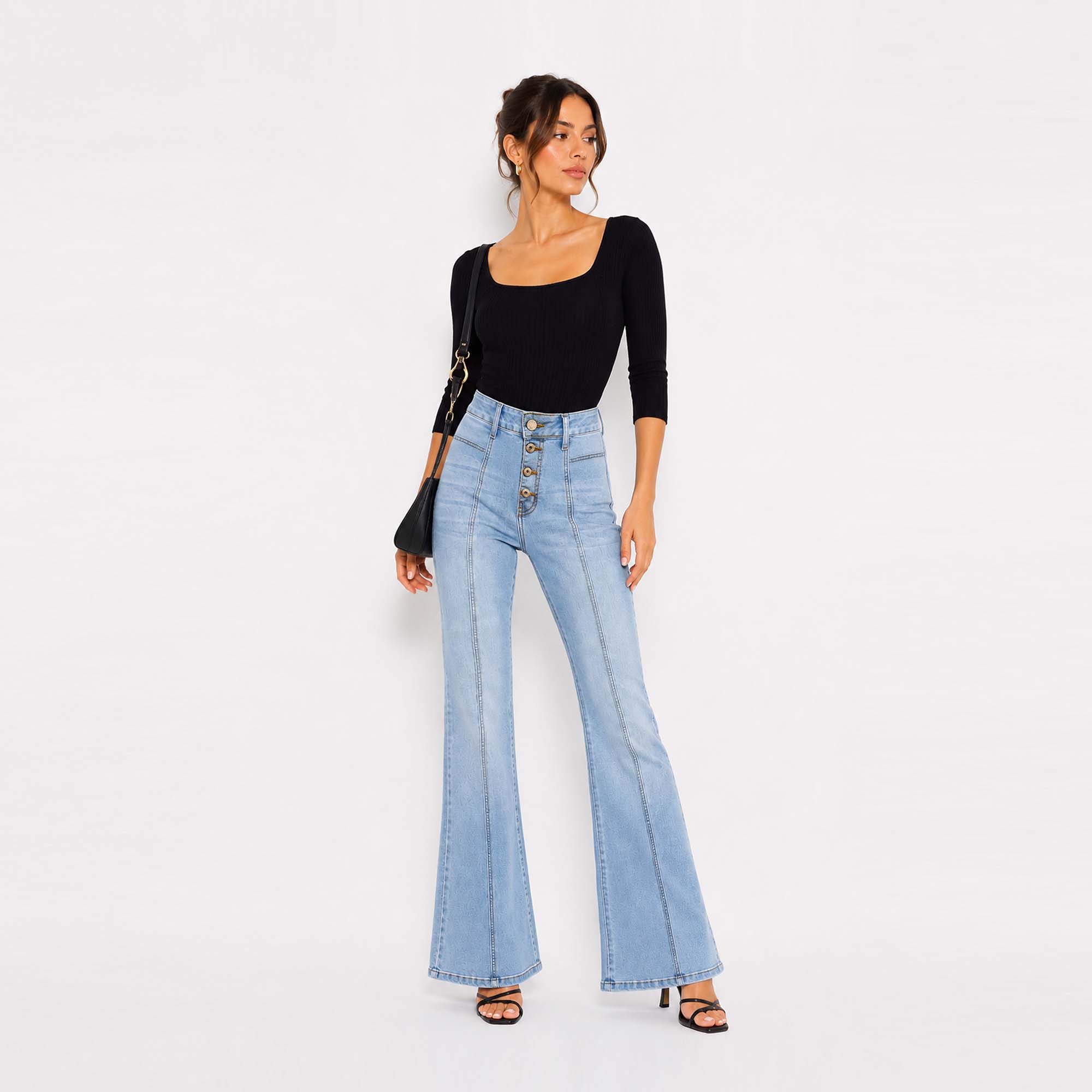 JEAN WIDELEG PARA MUJER COTTONS JEANS FLAVIA TALL - 4