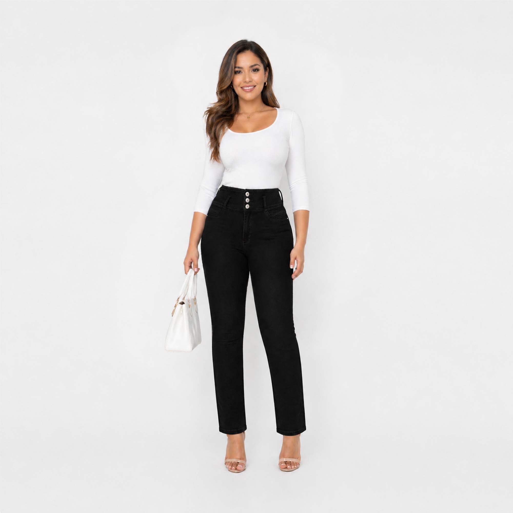 JEAN SLIM PARA MUJER COTTONS JEANS ELI - 1
