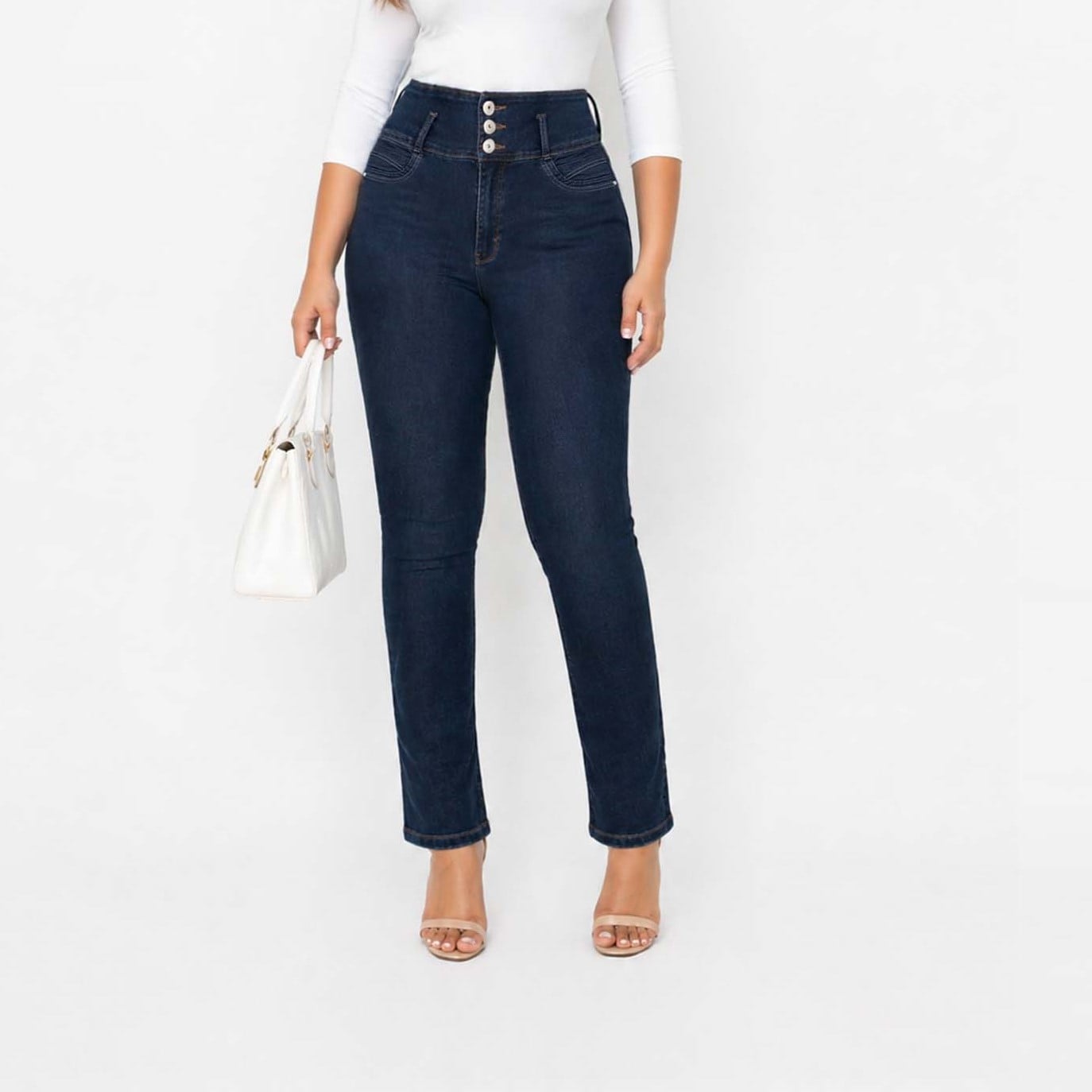JEAN SLIM PARA MUJER COTTONS JEANS ELI - 3