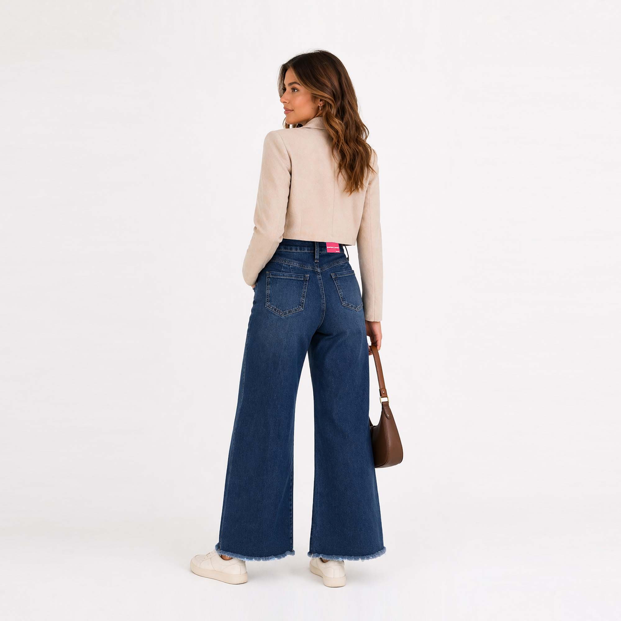 JEAN WIDE LEG PARA MUJER COTTONS JEANS FLAVIA PETITE - 4