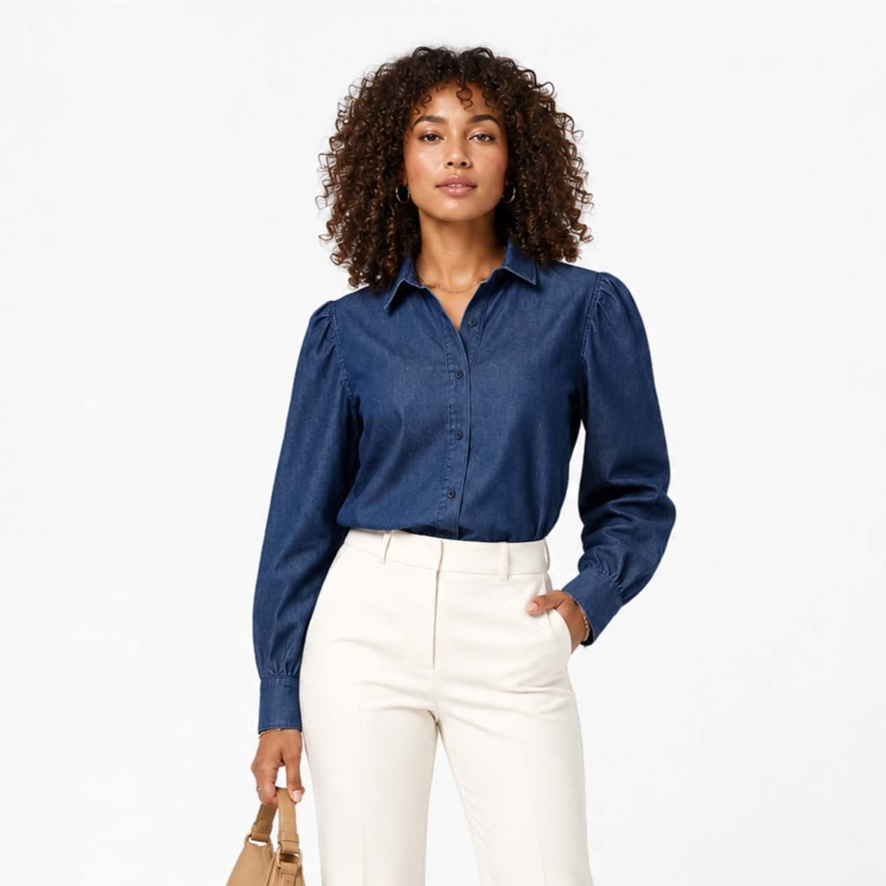 BLUSA PARA MUJER COTTONS JEANS CLOY - 1