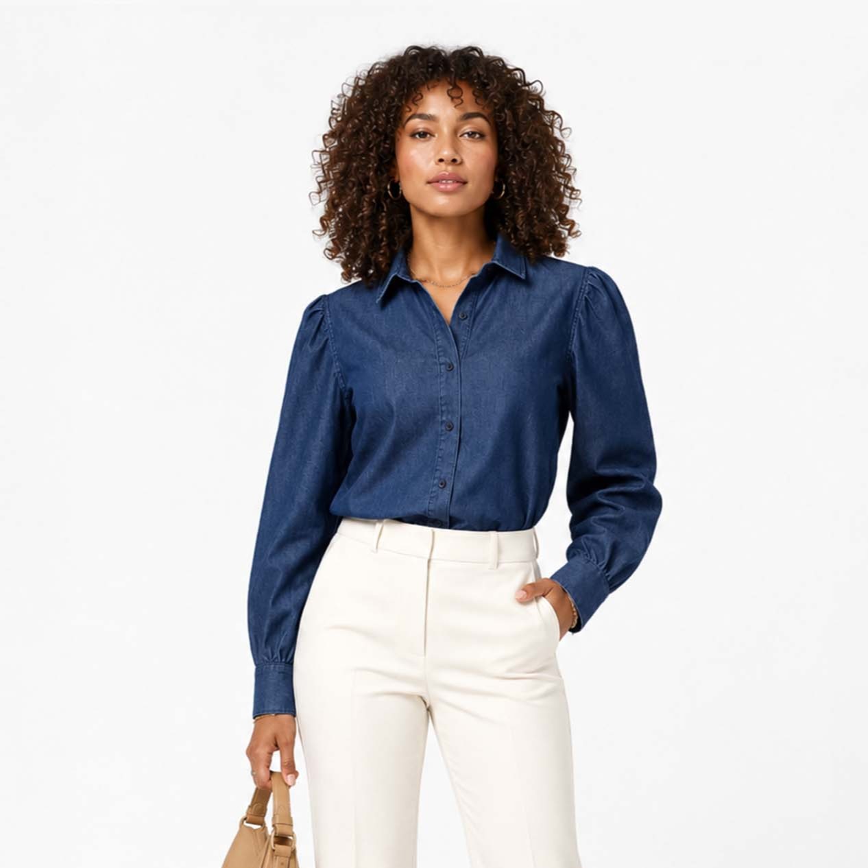 BLUSA PARA MUJER COTTONS JEANS CLOY - 1