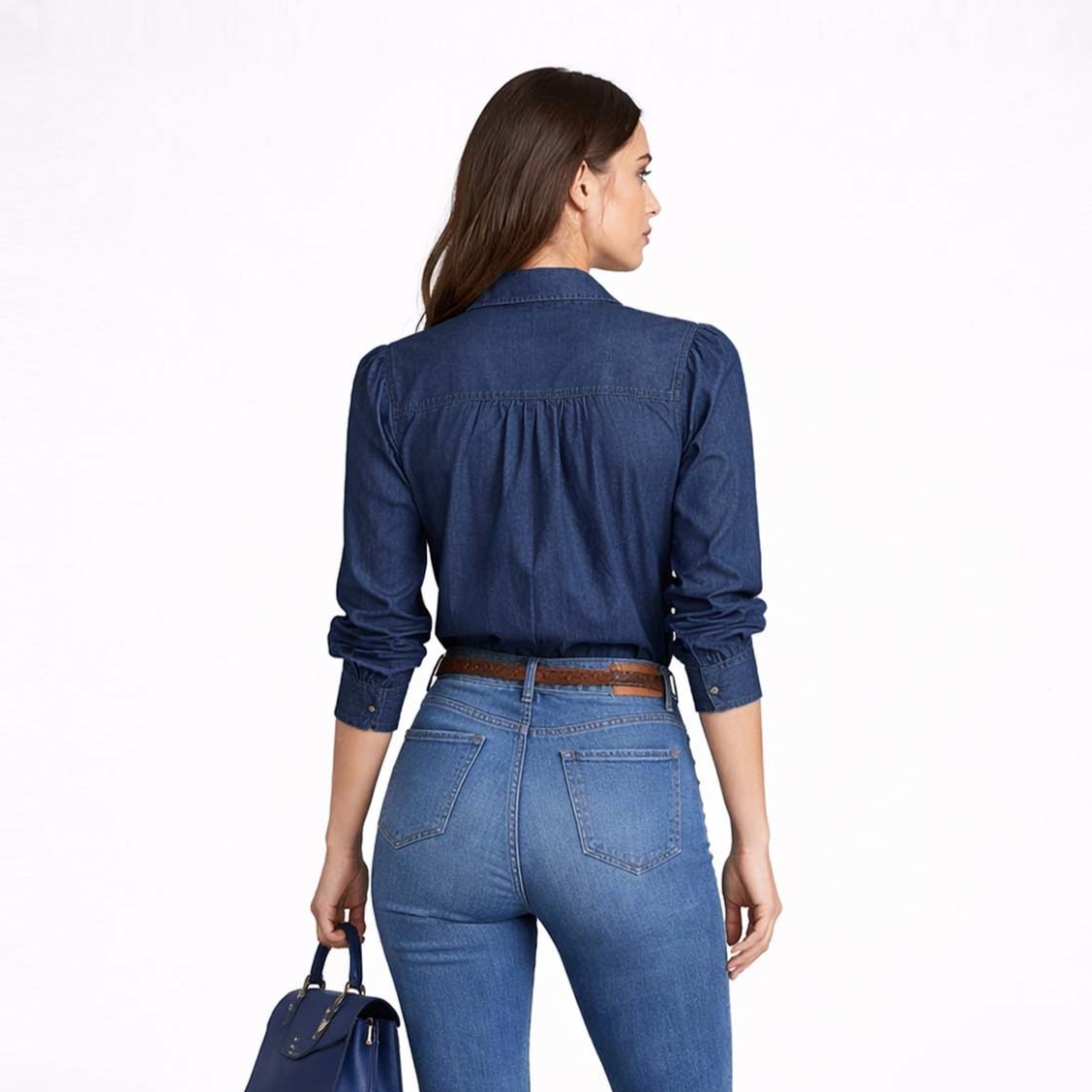 BLUSA PARA MUJER COTTONS JEANS CLOY - 5