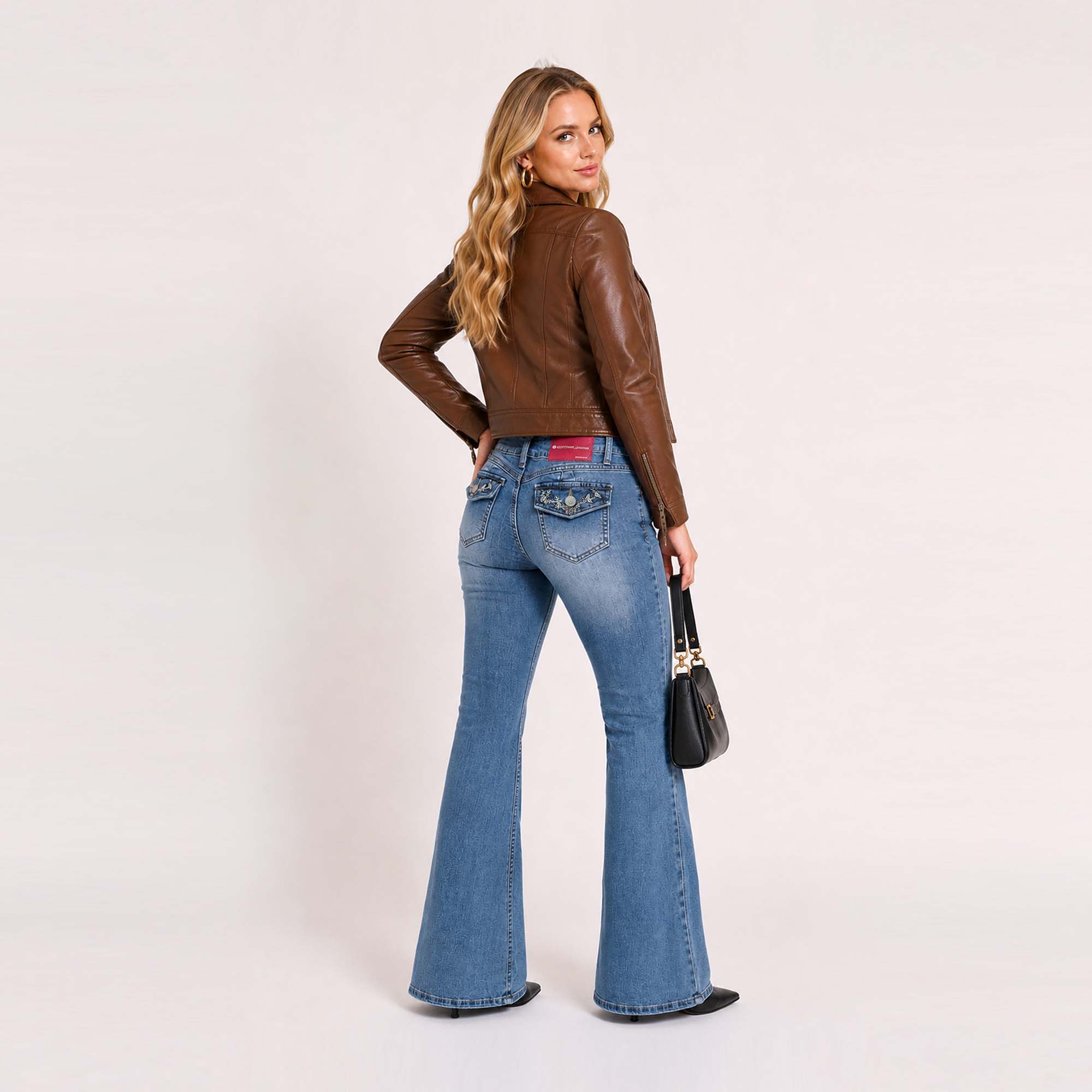 JEAN FLARE PARA MUJER COTTONS JEANS SUSY TALL - 4