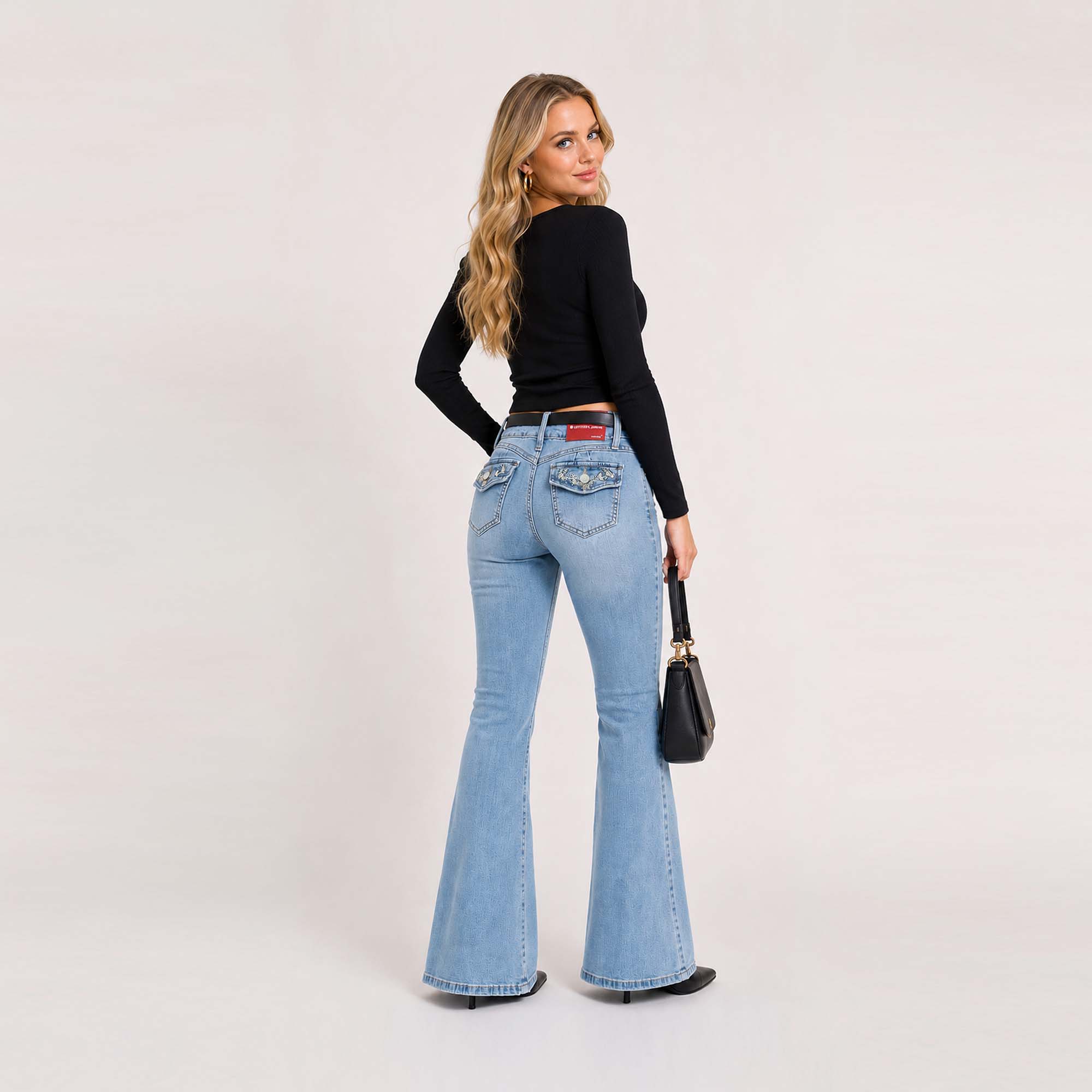 JEAN FLARE PARA MUJER COTTONS JEANS SUSY PETITE - 2